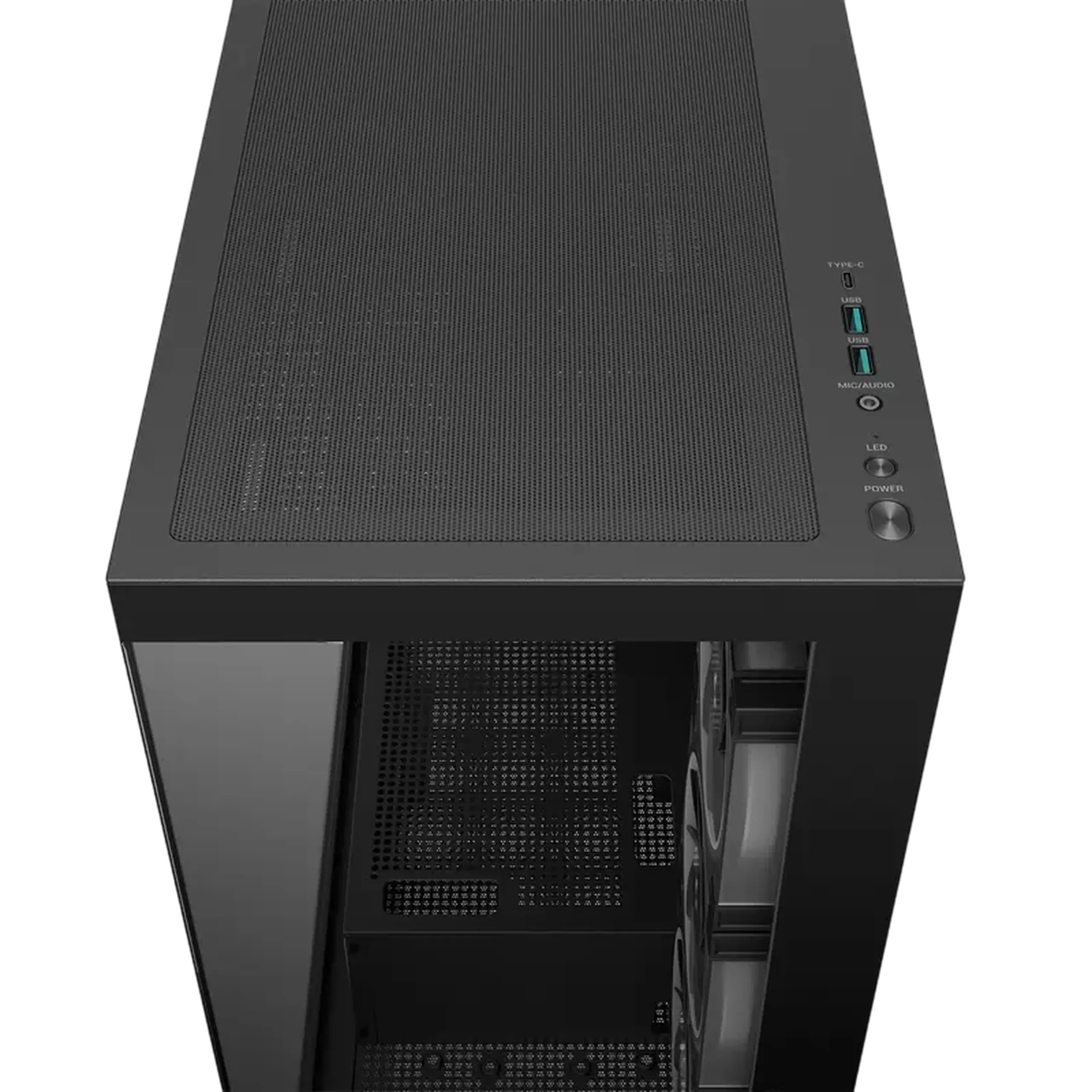 Carcasă PC Deepcool CG580 4F V2, Midi-Tower, Fără PSU, Negru