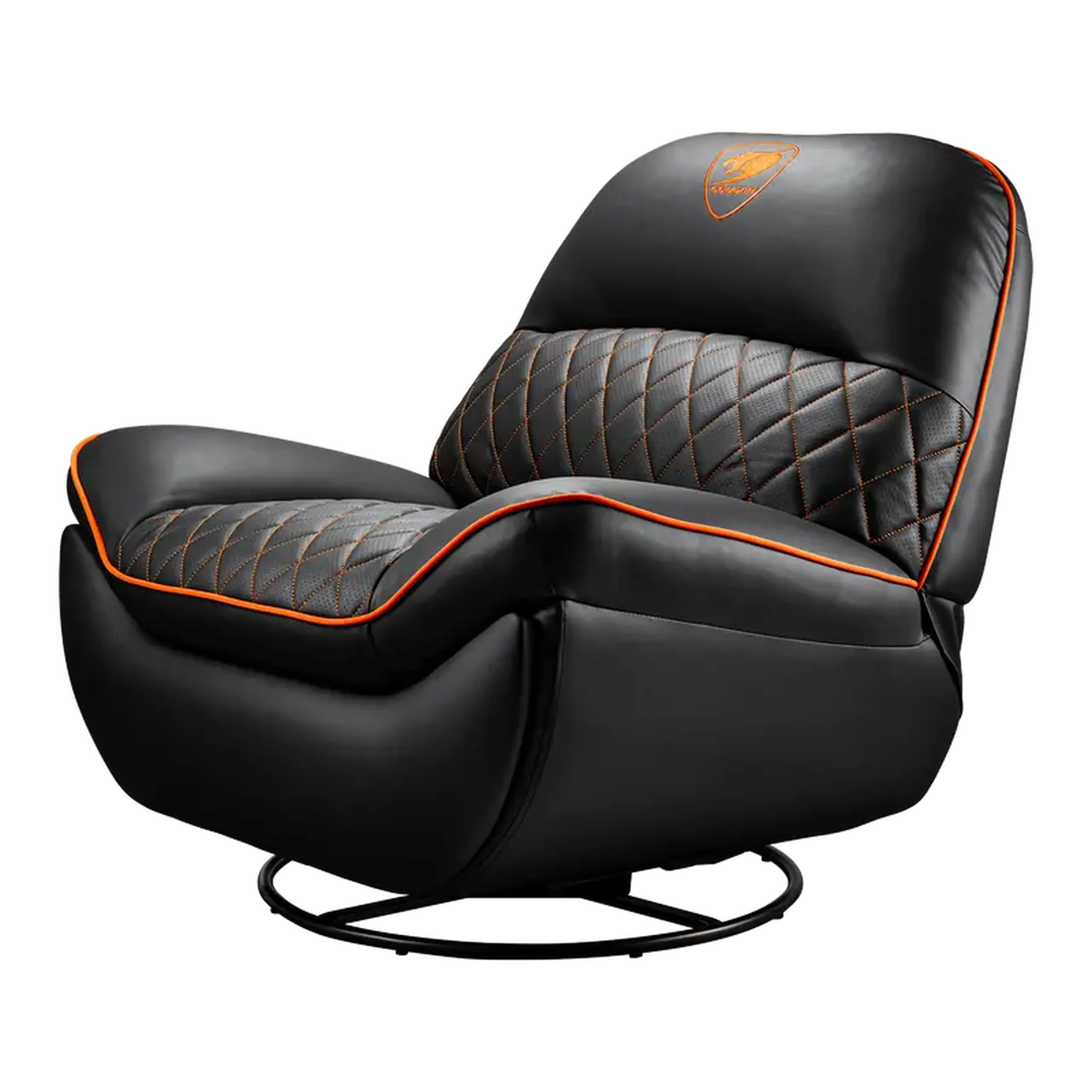 Scaun Gaming Cougar Overlord, PU Piele, Negru