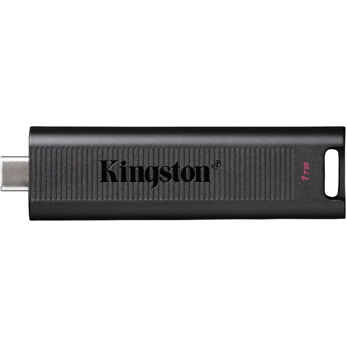 128GB USB3.2/Type-C Flash Drive Kingston DataTravaler Duo, Black/Transparent Green, Dual Moving Ca