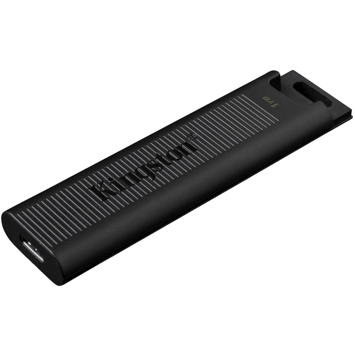 256GB USB3.2/Type-C Flash Drive Kingston DataTravaler Duo, Black/Transparent Green, Dual Moving Ca
