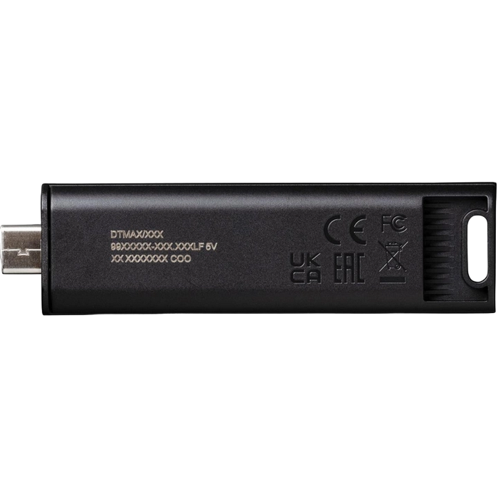 256GB USB3.2/Type-C Flash Drive Kingston DataTravaler Duo, Black/Transparent Green, Dual Moving Ca