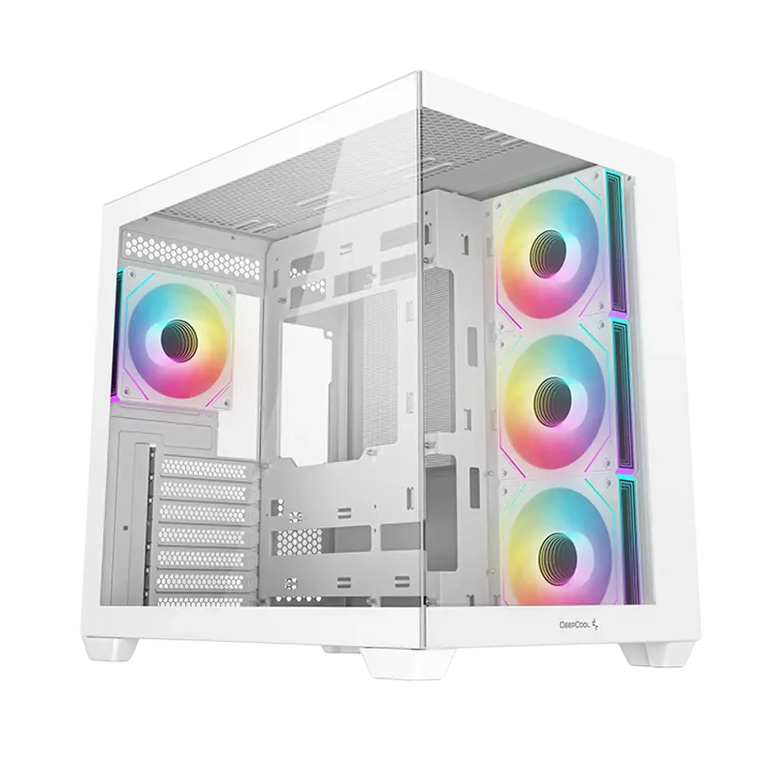 Carcasă PC Deepcool CG530 4F, Midi-Tower, Fără PSU, Alb
