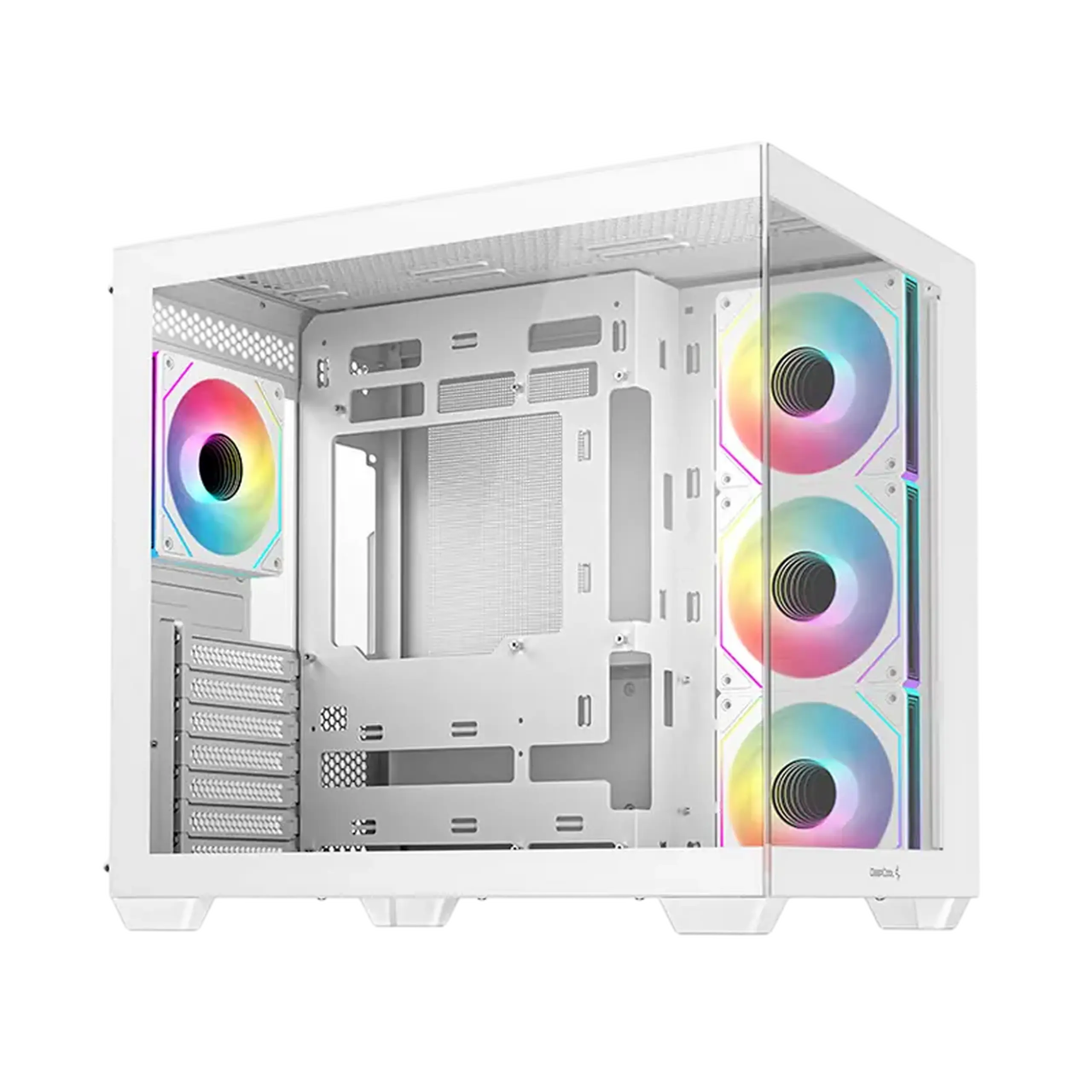 Carcasă PC Deepcool CG530 4F, Midi-Tower, Fără PSU, Alb