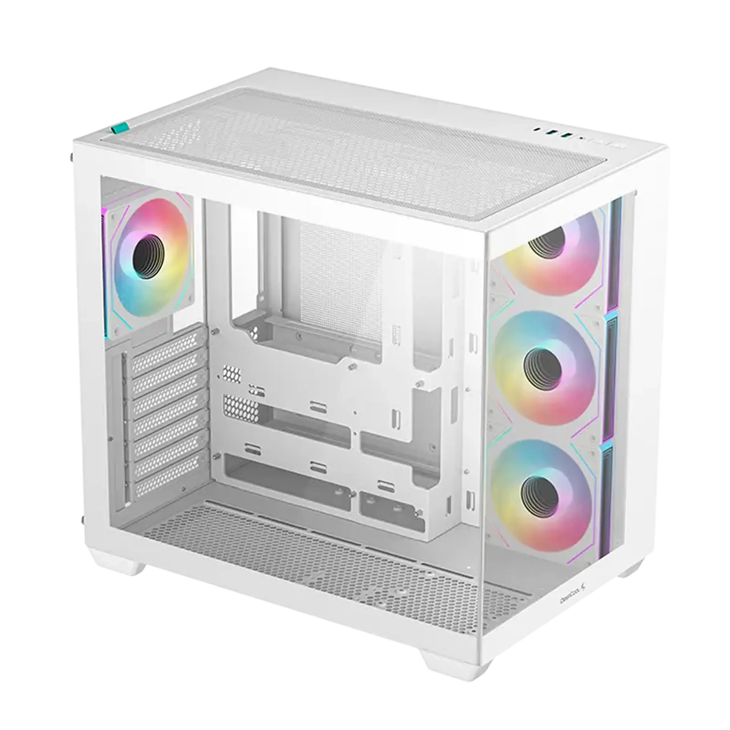 Carcasă PC Deepcool CG530 4F, Midi-Tower, Fără PSU, Alb