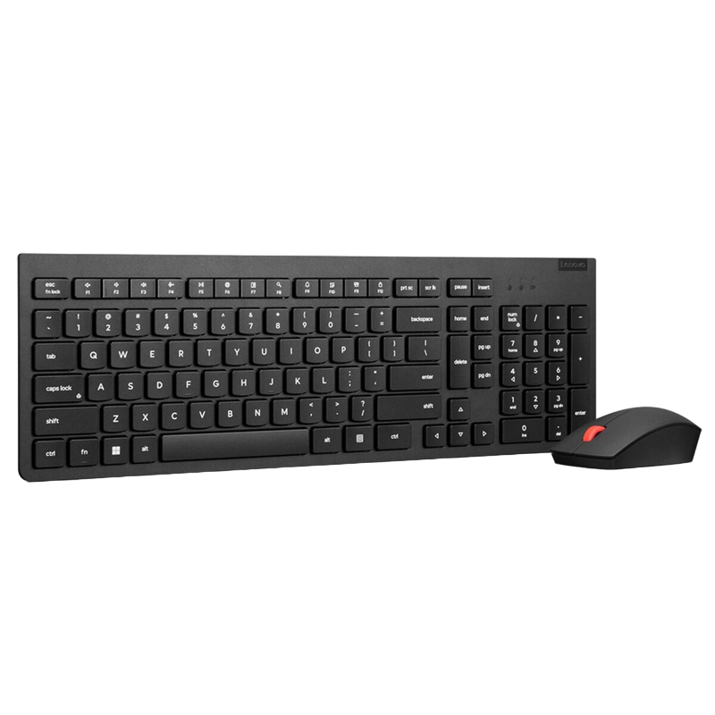 Keyboard Lenovo Essential, Full size; Spill resistant, 2.5-zone layout, Low profile key, Adjustable