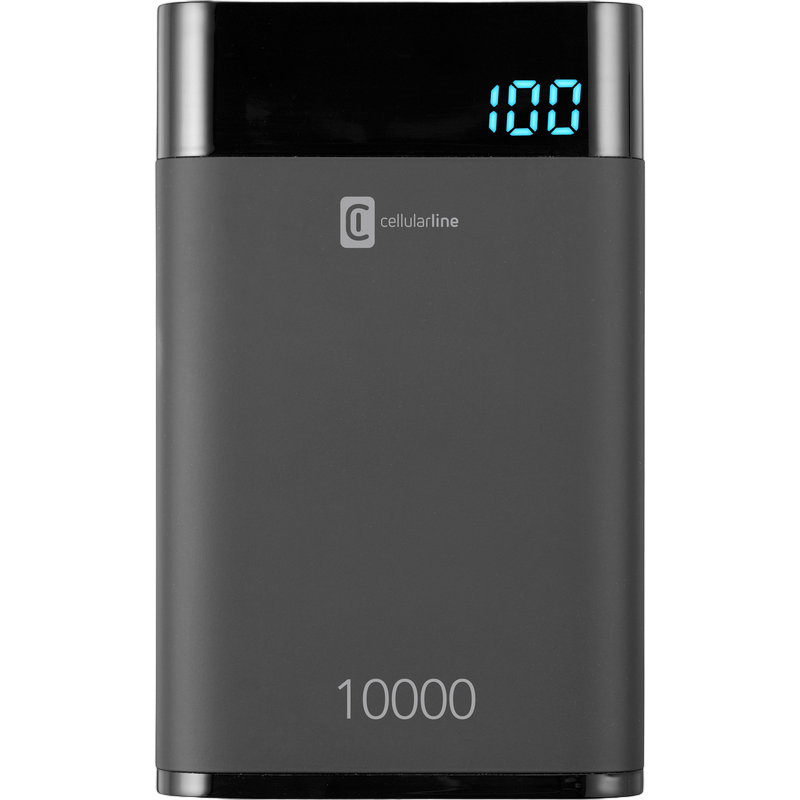 Power Bank Cellularline 10000mAh, Solar 20W, Orange