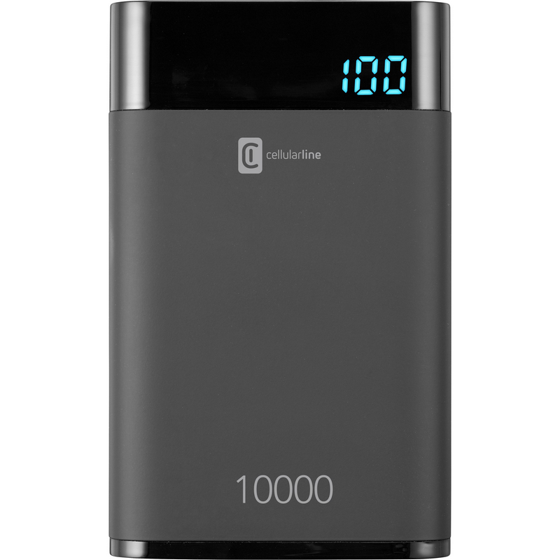 Power Bank Cellularline 10000mAh, Solar 20W, Orange