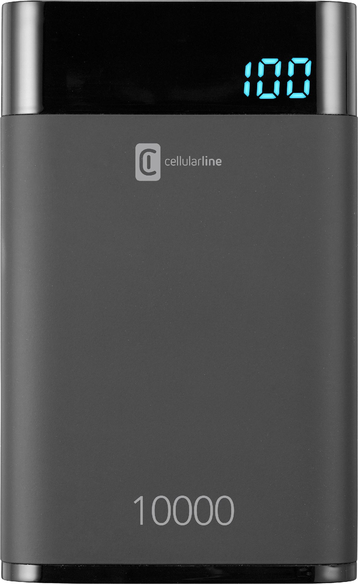 Power Bank Cellularline 10000mAh, Solar 20W, Orange