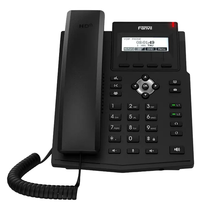 Telefon IP Fanvil X1SP, Negru - power suply 12v 1 5a