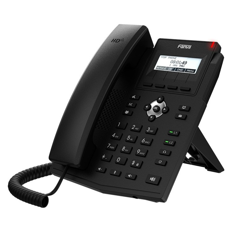 Telefon IP Fanvil X1SP, Negru - power suply 12v 1 5a
