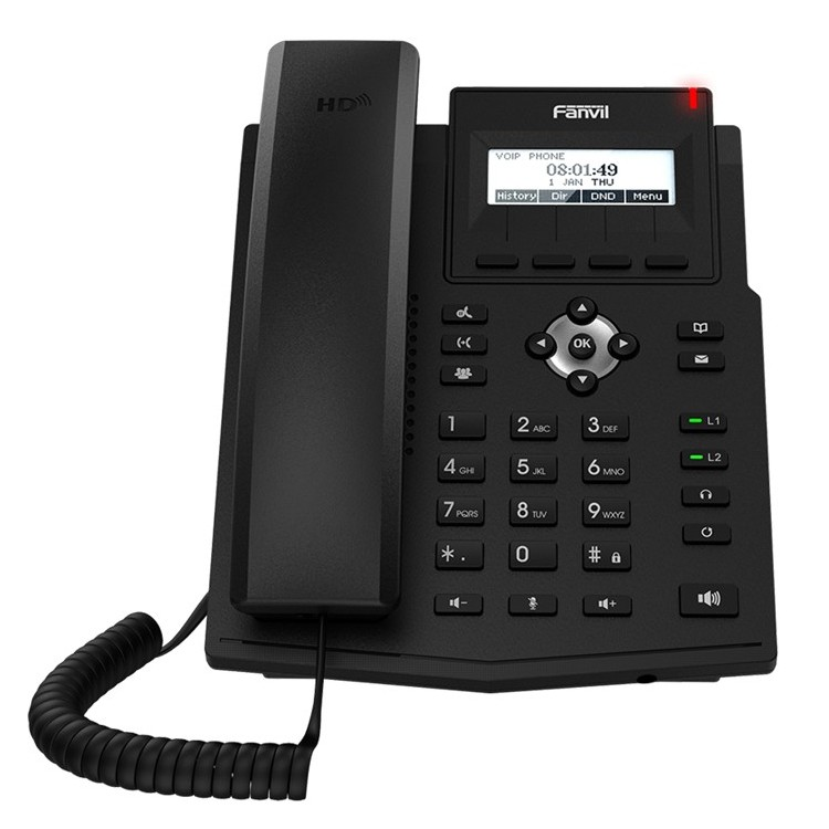 Telefon IP Fanvil X1SP, Negru - power suply 12v 1 5a