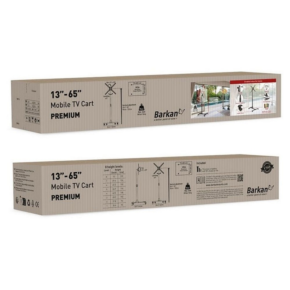 TV cabinet Barkan ''C12040DLO'' 120cm long, with 3 Storage Compartments, H*W*D cm: 50*120*40