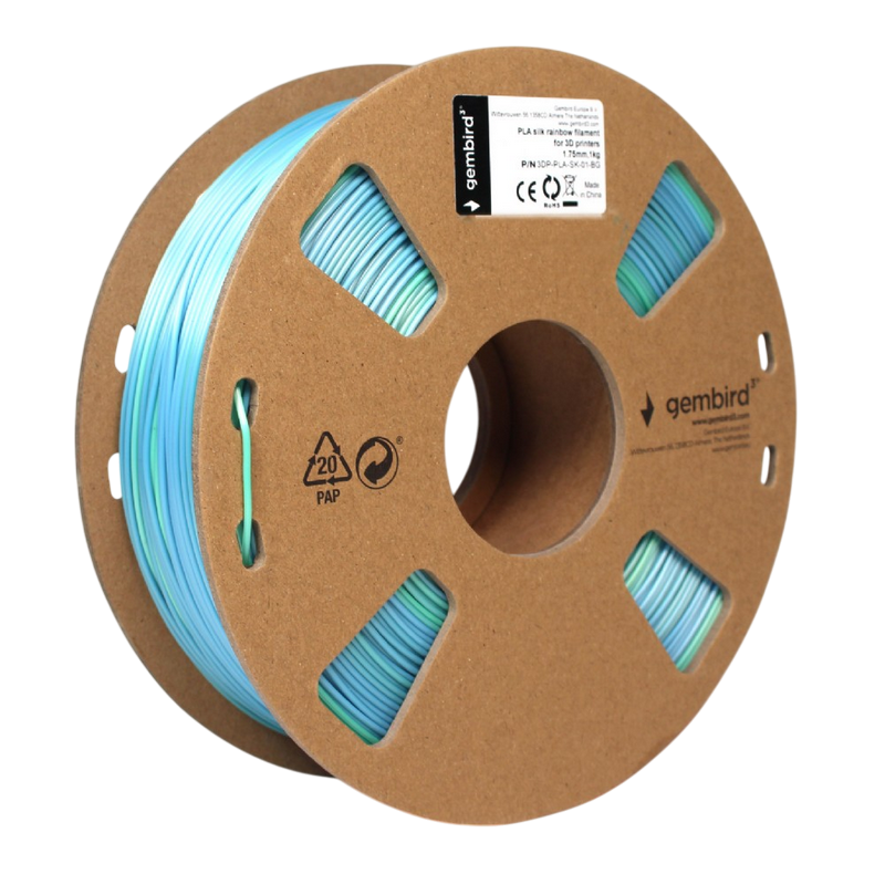 ASA 1.75 mm, White Filament, 1 kg, Gembird, 3DP-ASA1.75-01-W