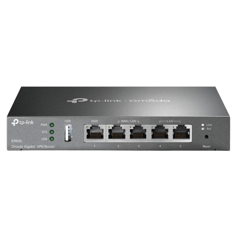 Gigabit Festa VPN Router TP-LINK "Festa FR205 ", 2xGbit WAN/LAN, 2xGbit LAN, 1x Gbit WAN, 1xUSB2.0