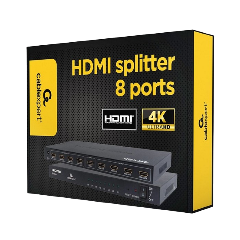 Splitter HDMI Cablexpert DSP - HDMI4K - 4P - 01, 4 porturi