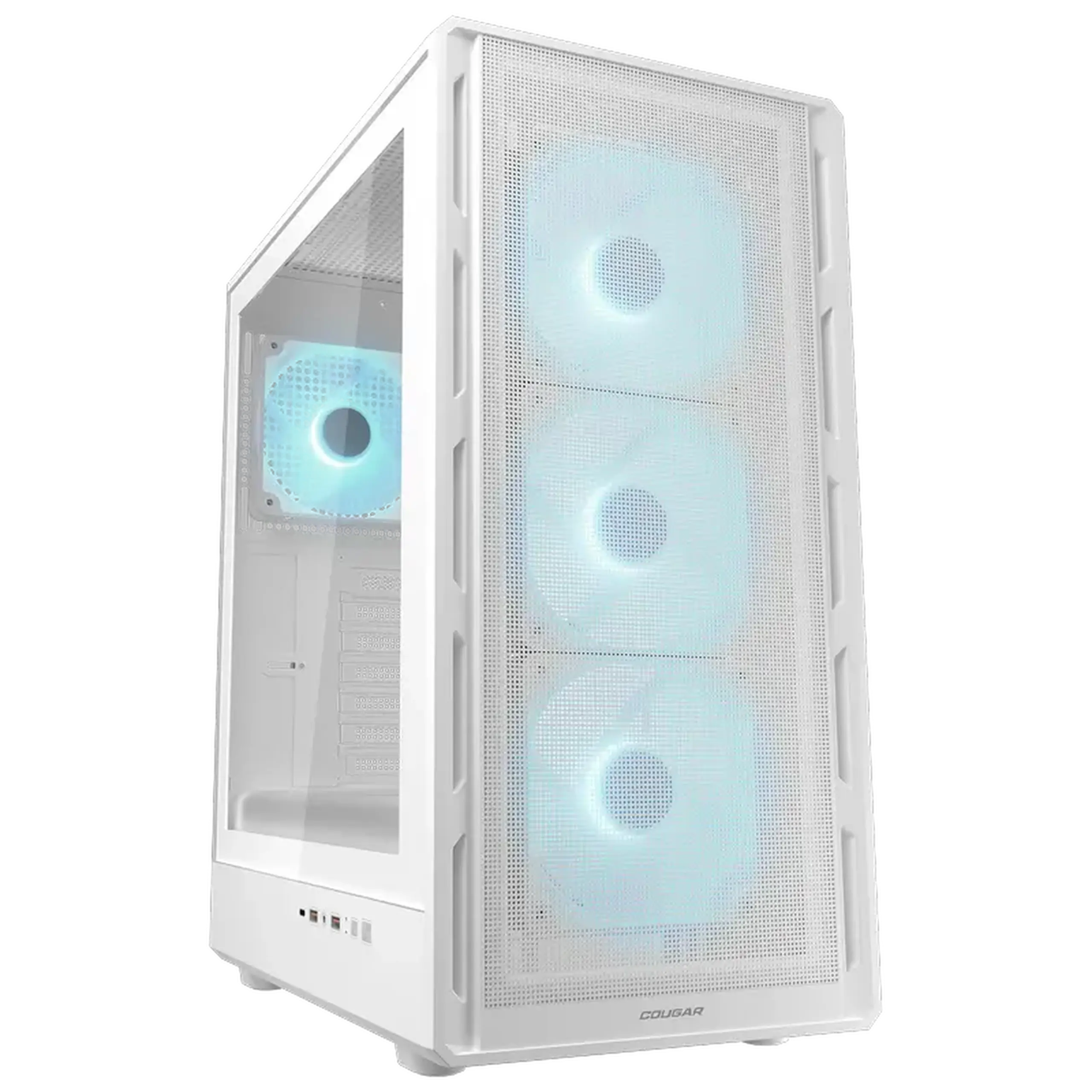 Carcasă PC Cougar Airface Pure PRO White, Midi-Tower, Fără PSU, Alb