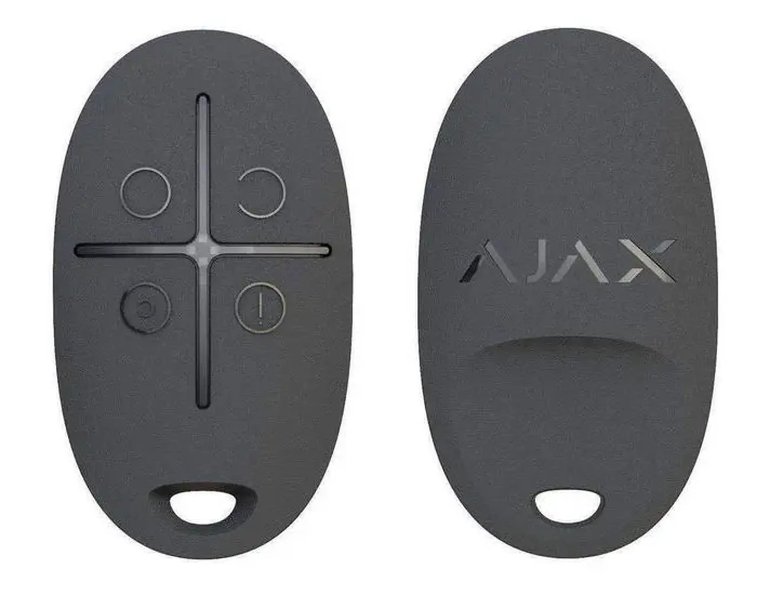 Buton de alarmă de securitate Wireless Ajax „SpaceControl”, negru, moduri de securitate, cheie