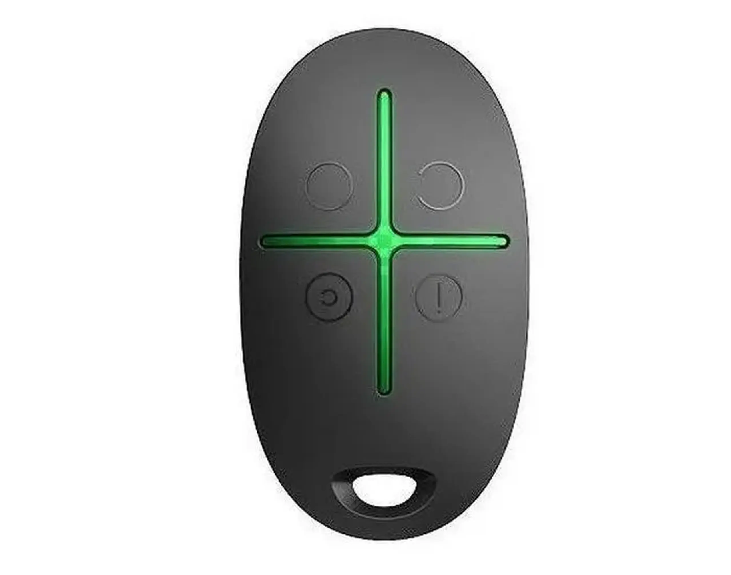 Buton de alarmă de securitate Wireless Ajax „SpaceControl”, negru, moduri de securitate, cheie