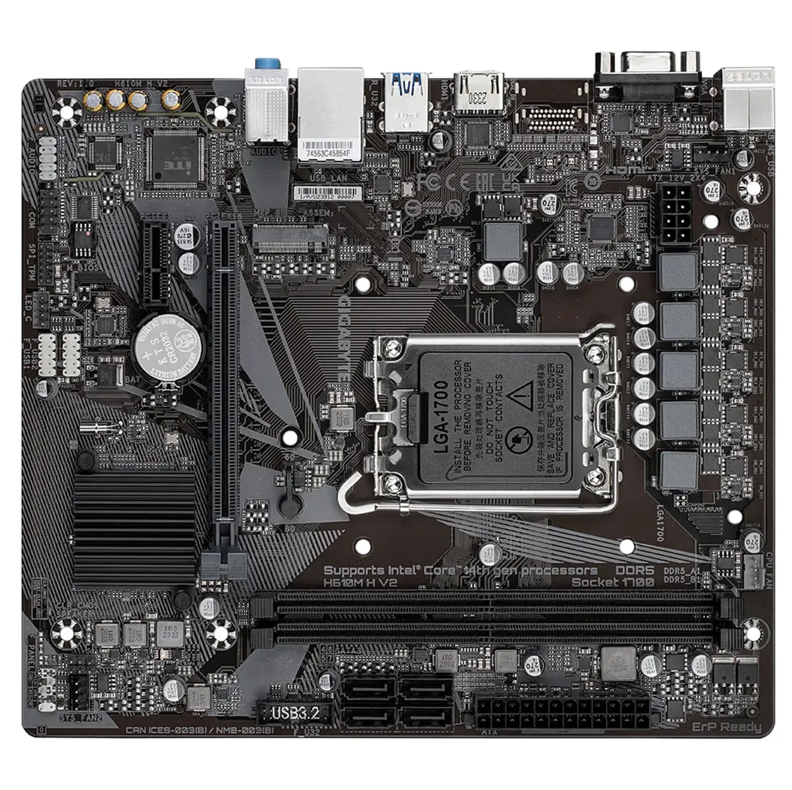 MB S1700 Gigabyte H610M H V2 mATX