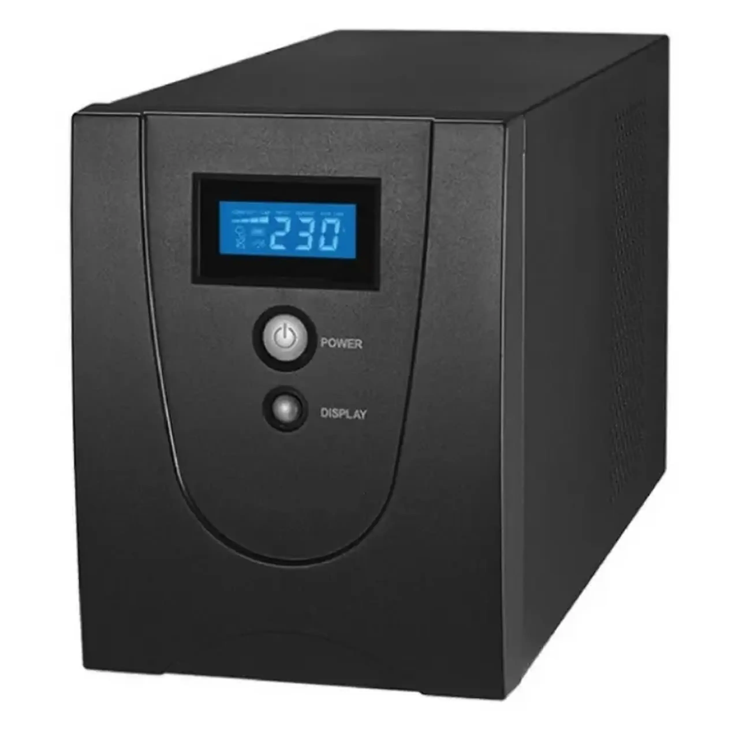 UPS Power UPS2000MC 2000VA/1200W, Tower, LCD, AVR, USB, RJ11/RJ45, 2*Schuko sockets, metal case