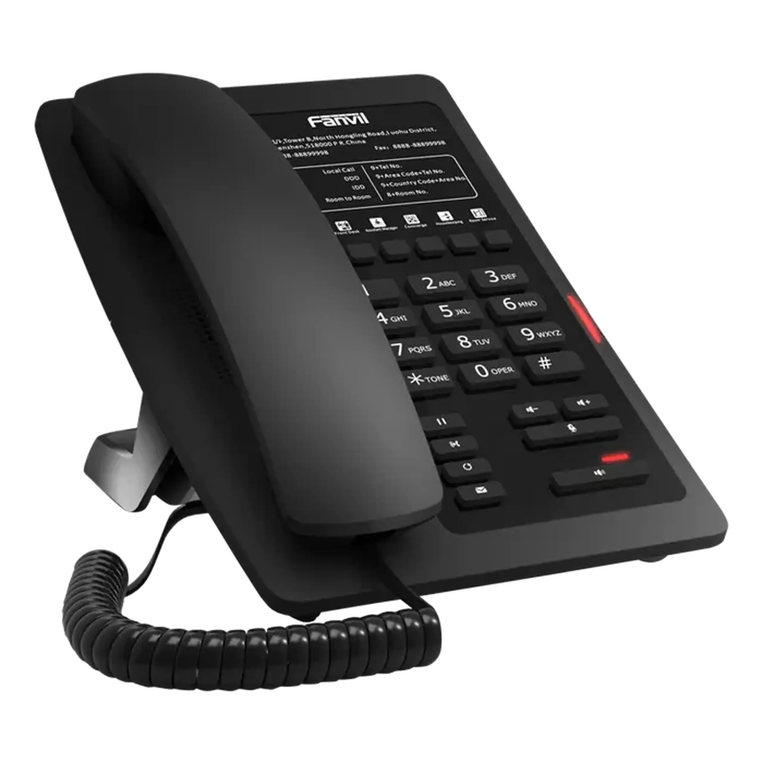 Telefon IP Fanvil H3, Negru