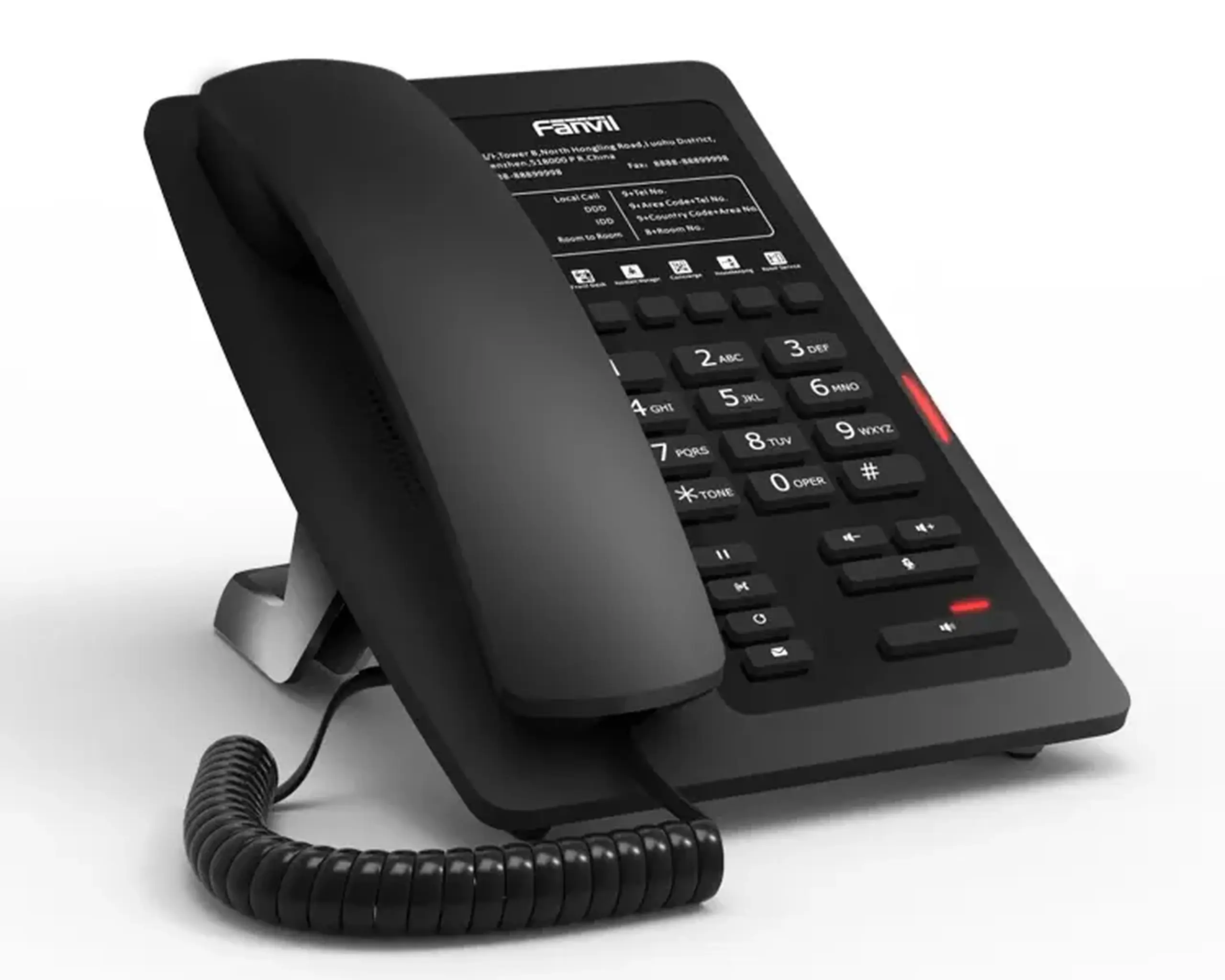 Telefon IP Fanvil H3, Negru