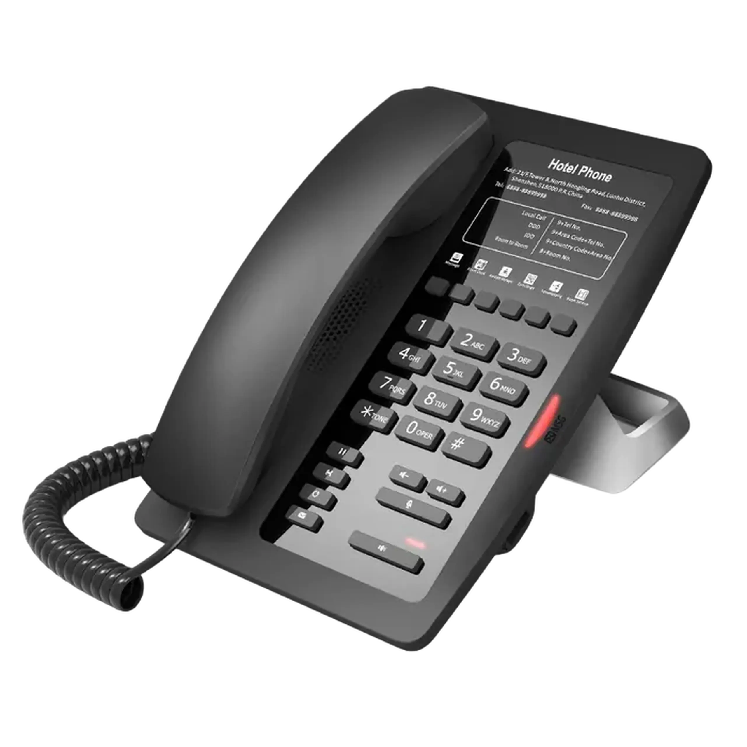 Telefon IP Fanvil H3, Negru