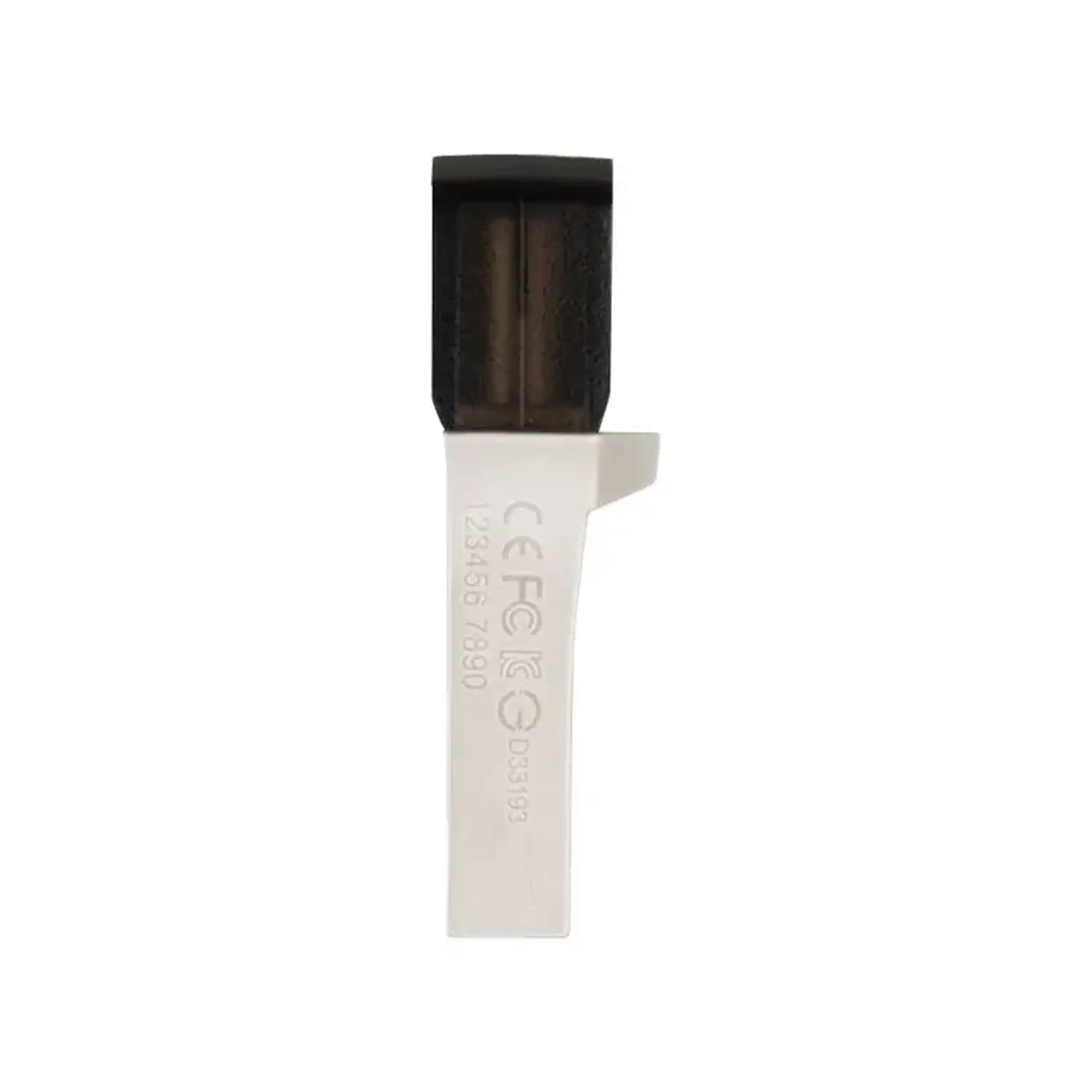 Unitate Flash USB3.1/Type - C de 32 GB Transcend „JetFlash 890”, argintiu, carcasă metalică, OTG (R/W:90/25MB/s)
