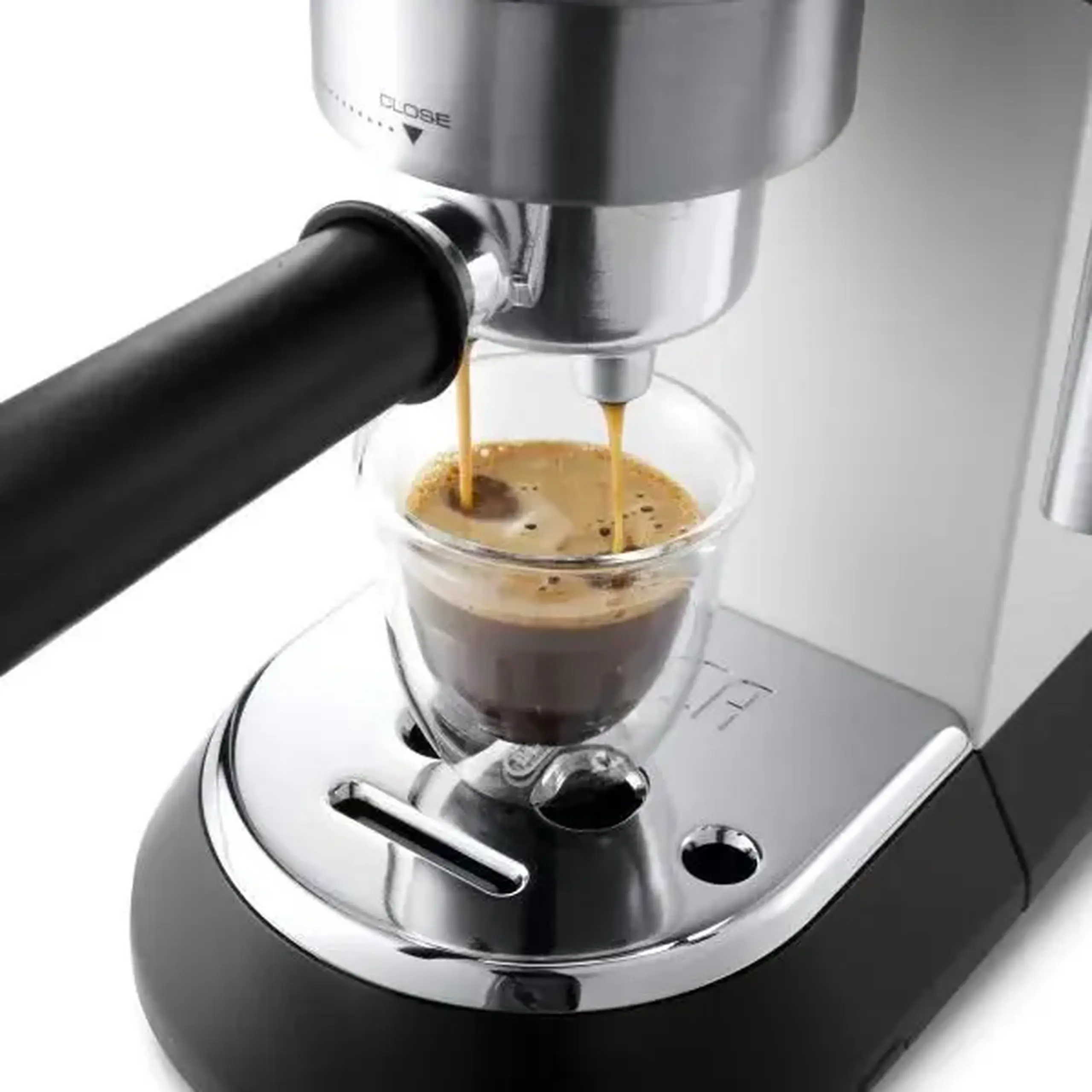 Cafetiera manuala DeLonghi Dedica Pump Espresso, 1300W, Alb