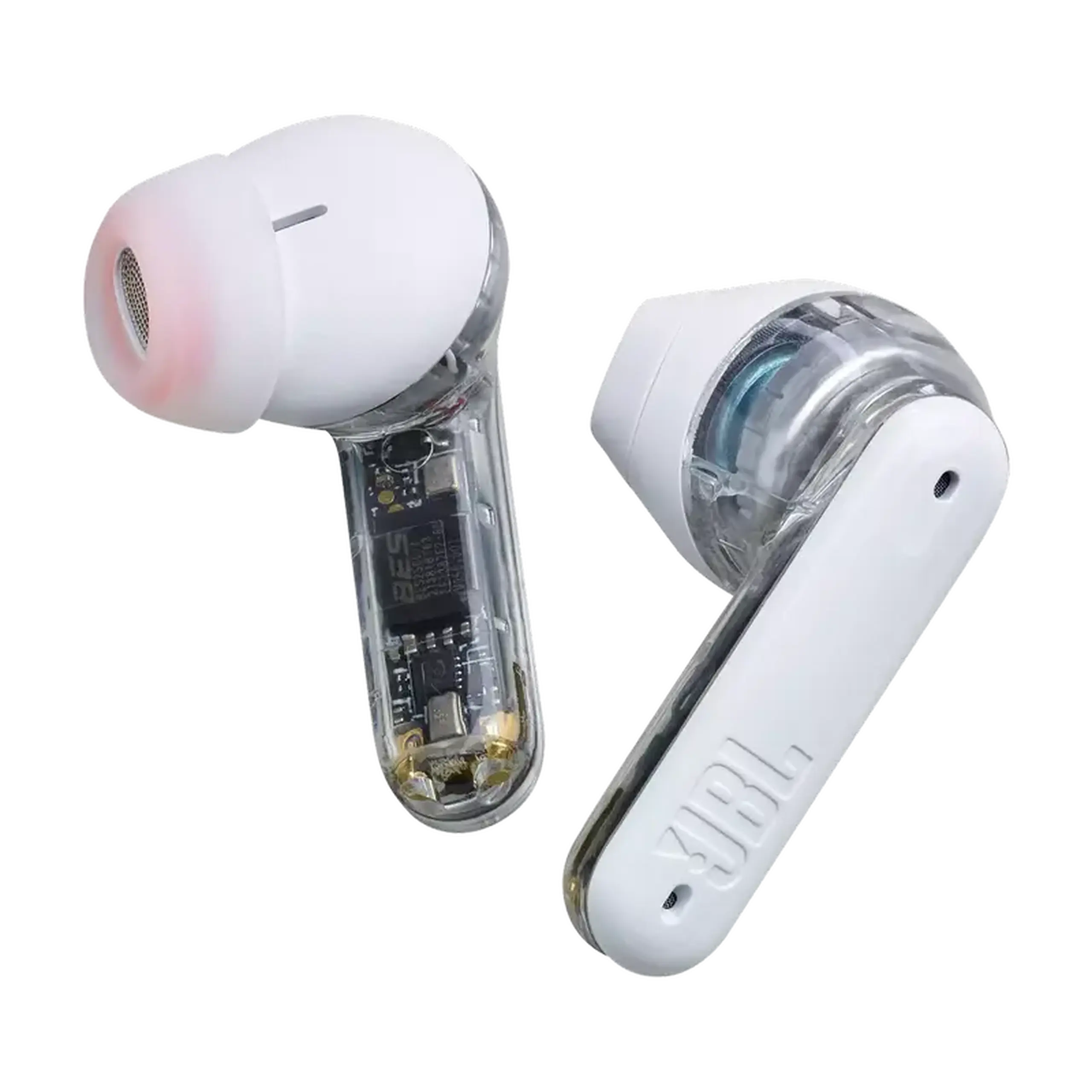 True Wireless JBL Tune Flex White Ghost Edition, căști TWS