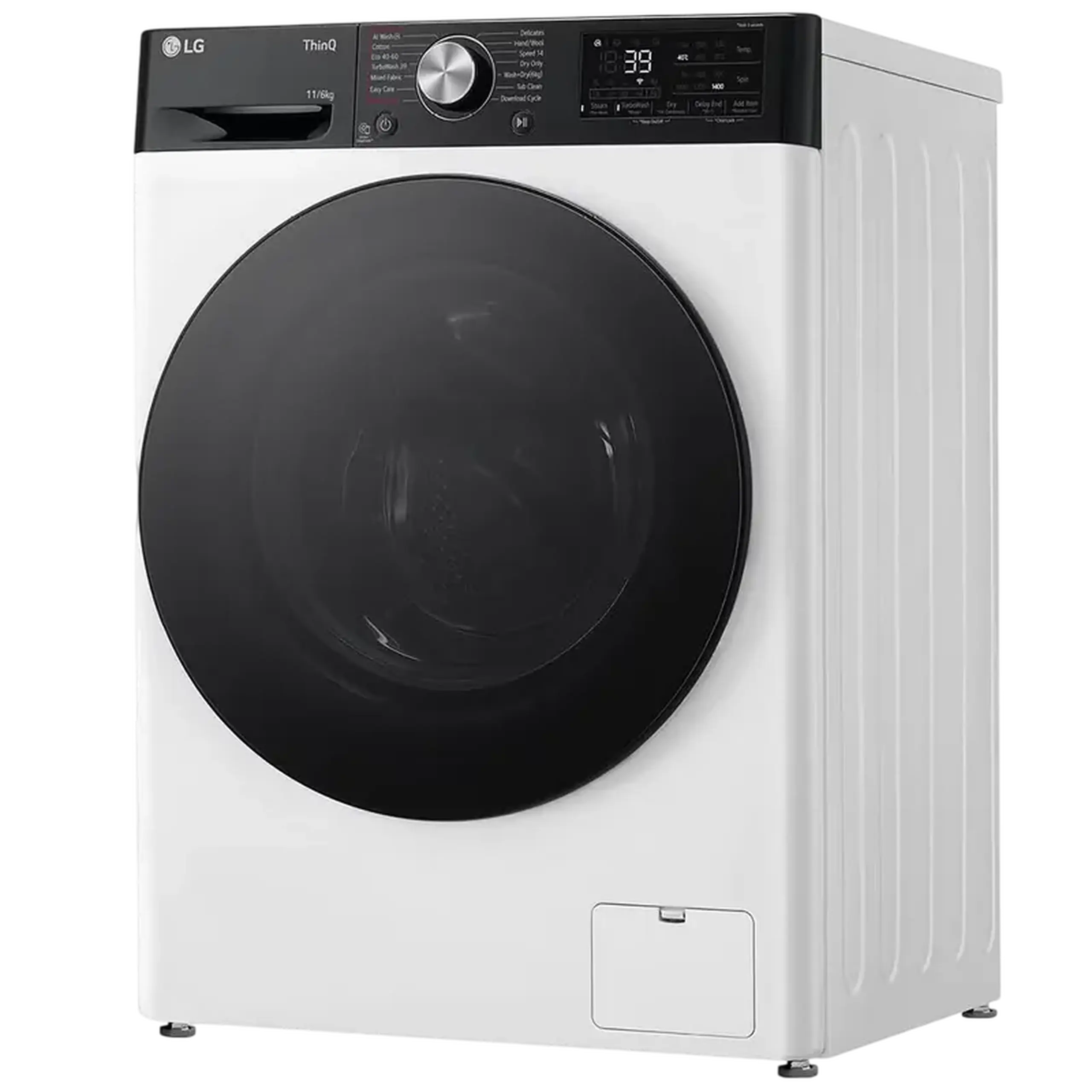 Mașină de spălat cu uscător LG F4DR711S2H, 10kg, Alb