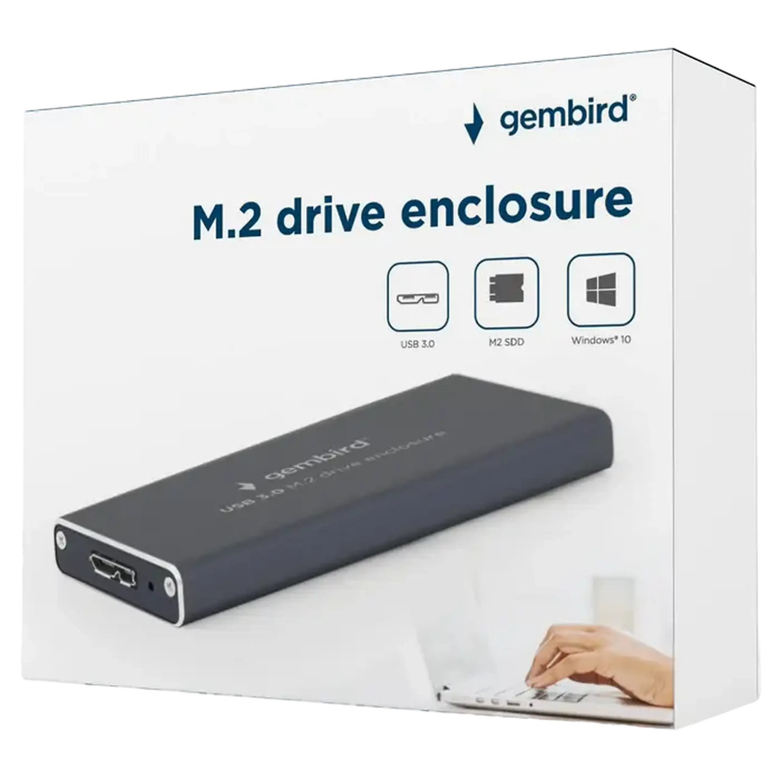 Kit carcasă SSD.M.2 SATA Gembird "EE2280 - U3C - 01" USB3.0, aluminiu