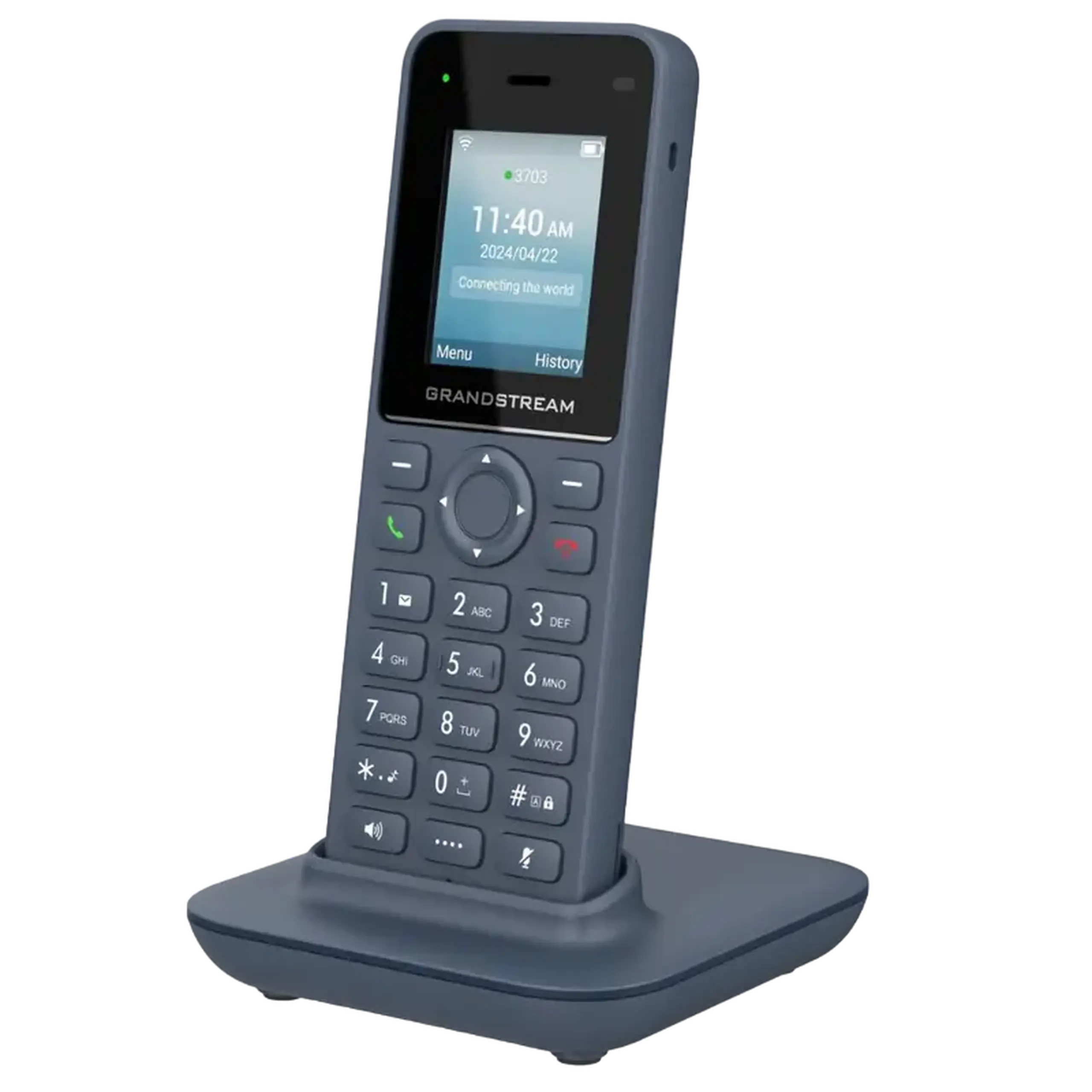 Grandstream WP816 Wi - Fi, 2 SIP, 2 linii, Wi - Fi 6, Type - C, 1500mAh, Jet Grey
