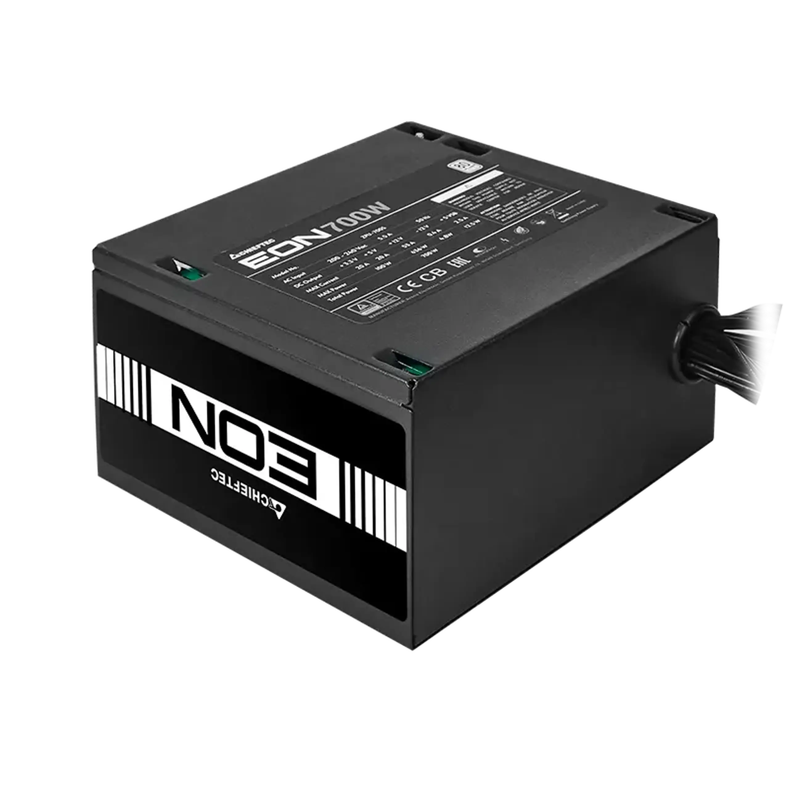 Sursa de alimentare ATX 700W Chieftec EON ZPU - 700S, 80+, 120mm, PFC activ, cabluri lungi, negru