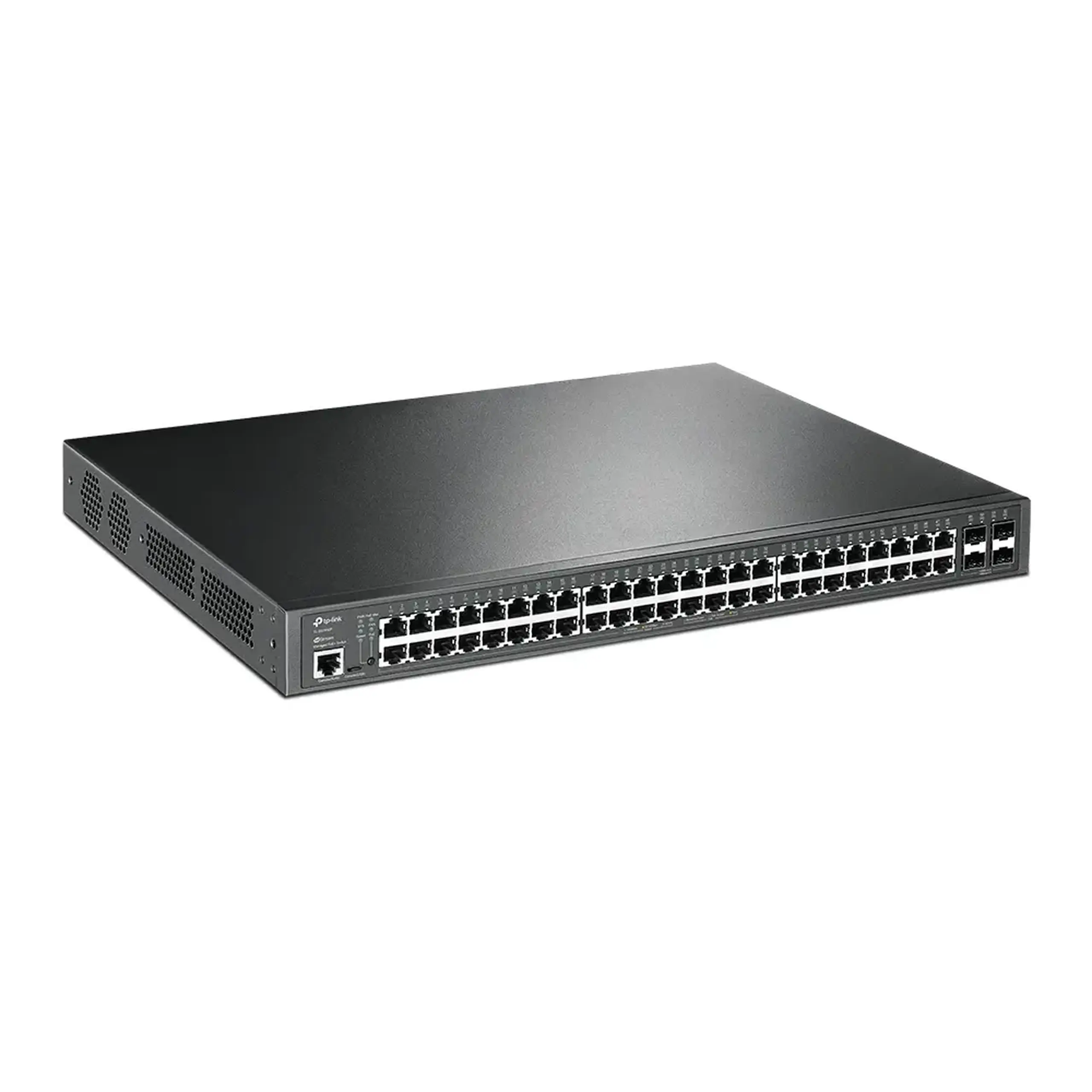Switch PoE+ gestionat Gigabit L2+ cu 48 porturi TP - LINK „SG3452P”, 48 porturi PoE+, 4 sloturi SFP, 384 W