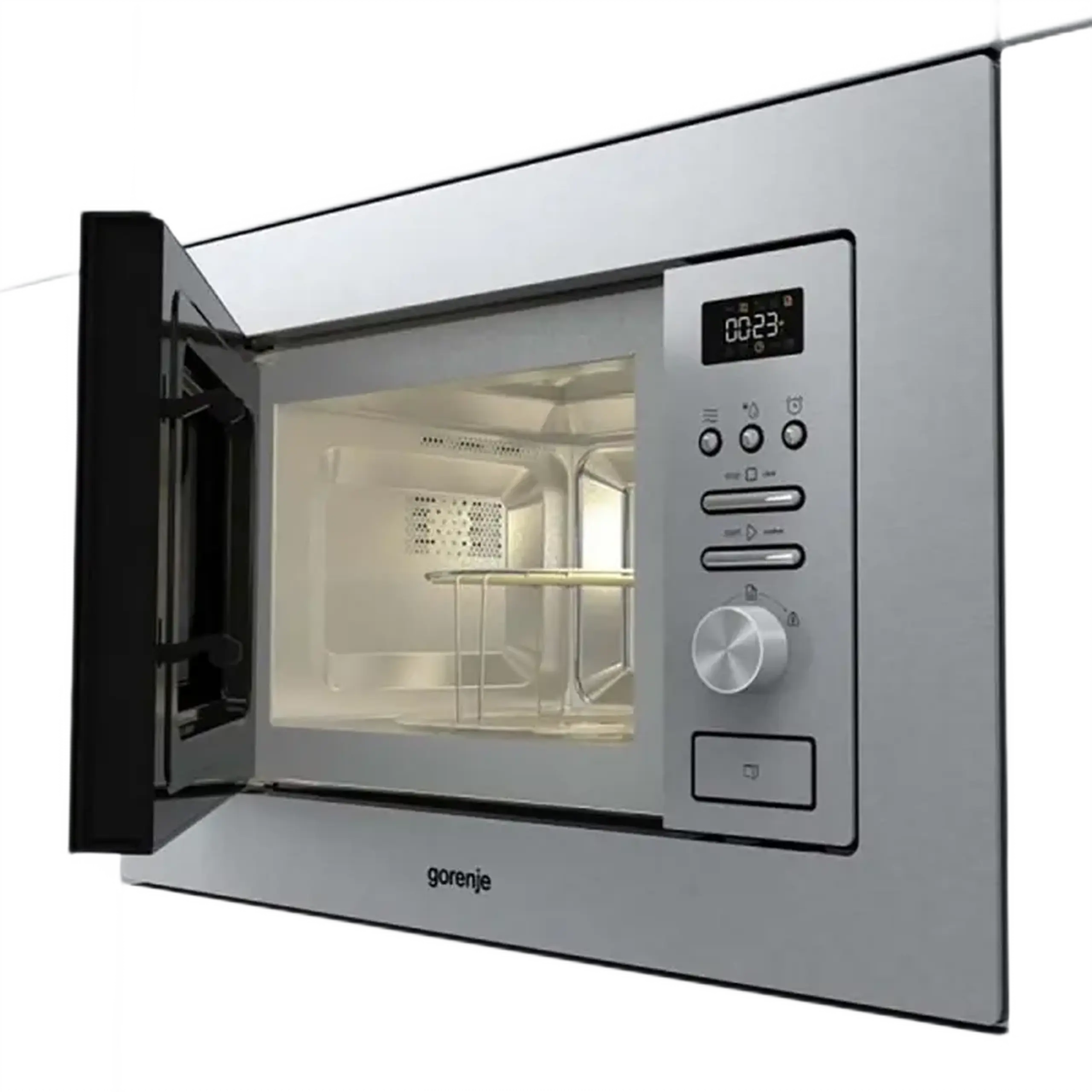 Cuptor cu microunde Gorenje BMI 201 AG1X, Argintiu