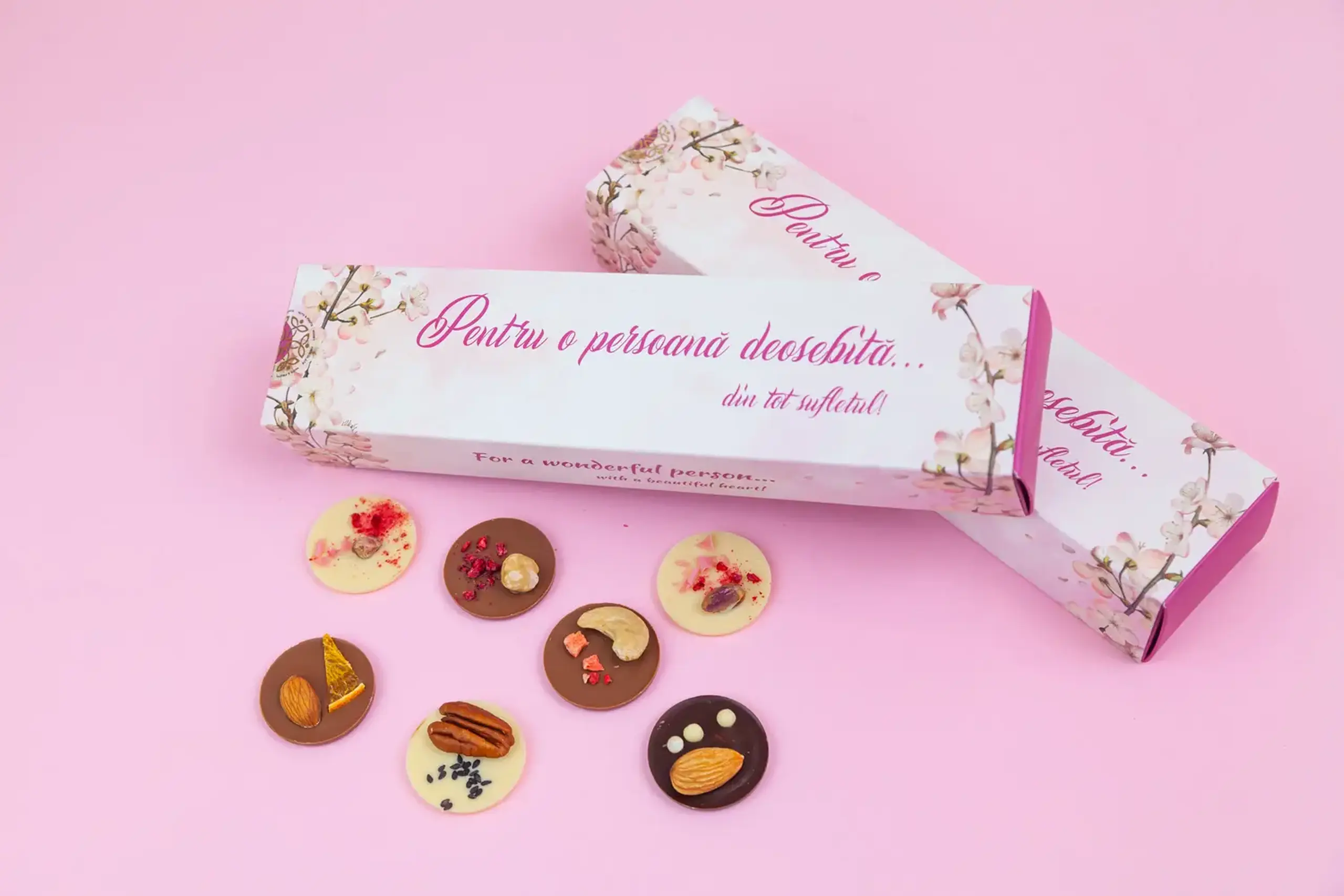 Mediante handmade într-o cutie „Pentru o persoană deosebită”