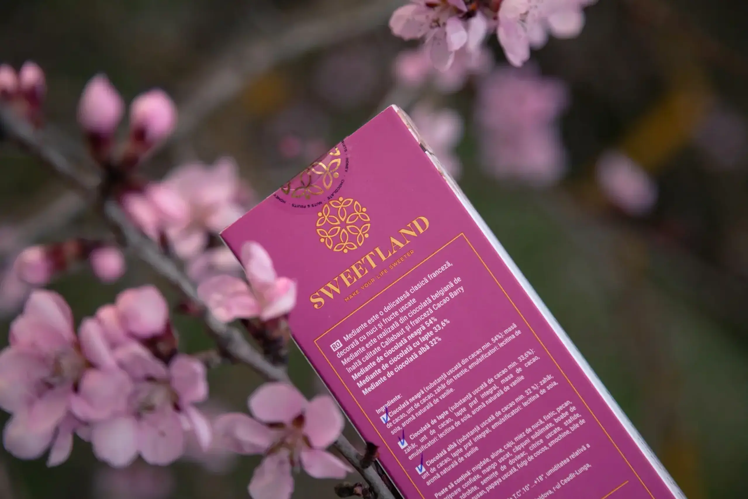 Mediante handmade într-o cutie „Pentru o persoană deosebită”