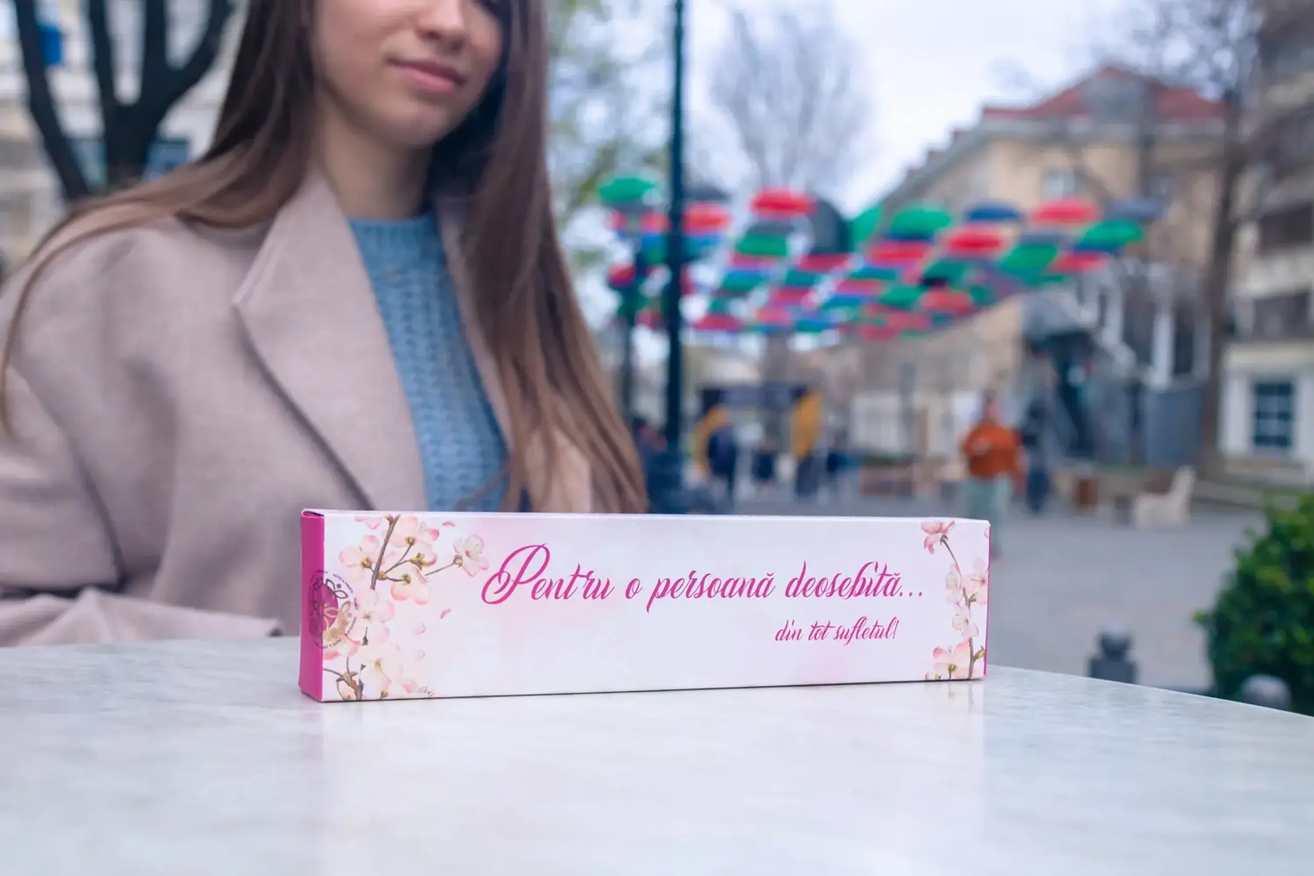 Mediante handmade într-o cutie „Pentru o persoană deosebită”