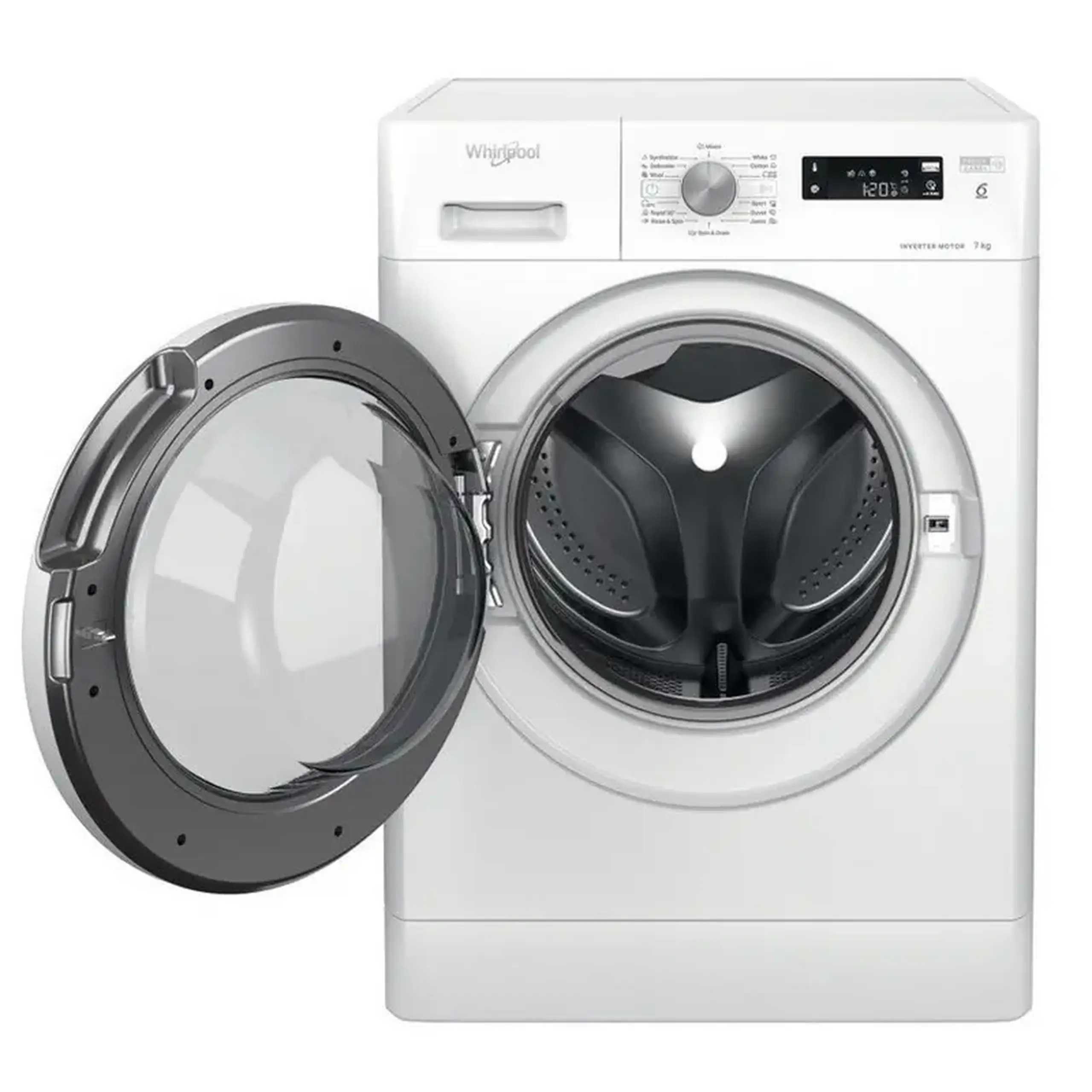 Mașină de spălat Whirlpool FFS 7469 W EE, 7kg, Alb