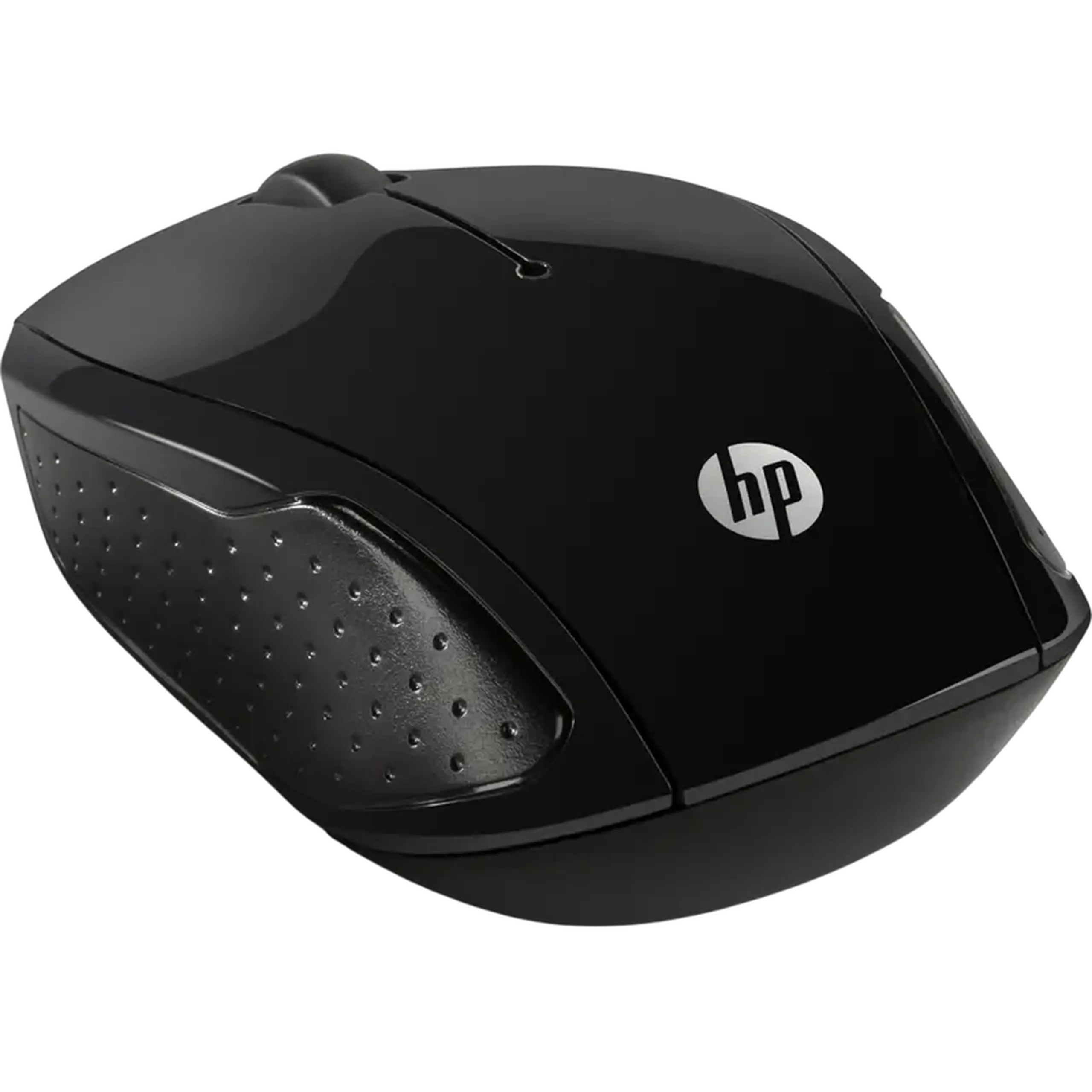 Mouse fără fir HP 200, Compact, 3 butoane, Ambidextru, 78 g., 2xAAA, 2,4 GHz, Negru