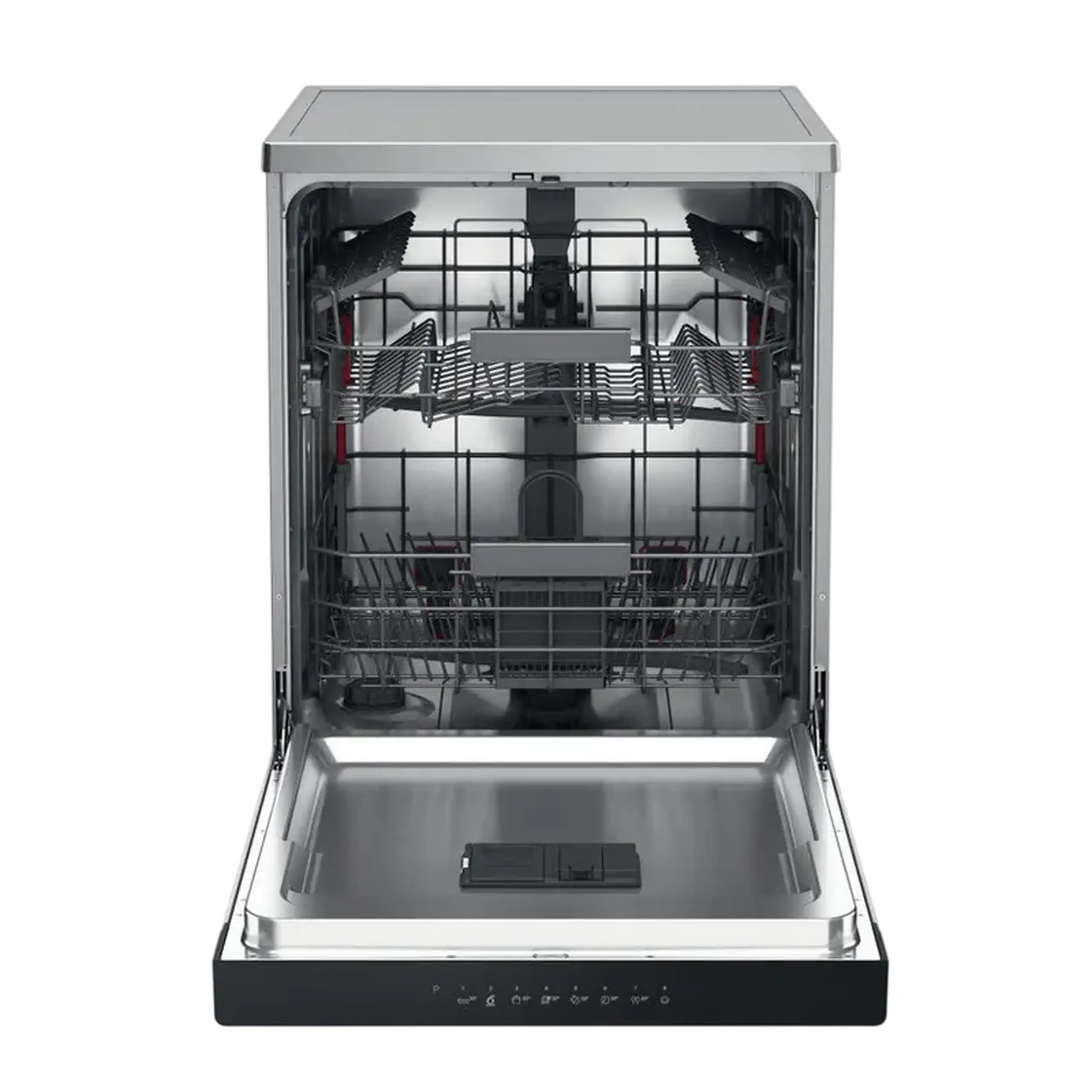 Mașină de spălat vase Whirlpool WFC 3C26 P X, Oțel inoxidabil