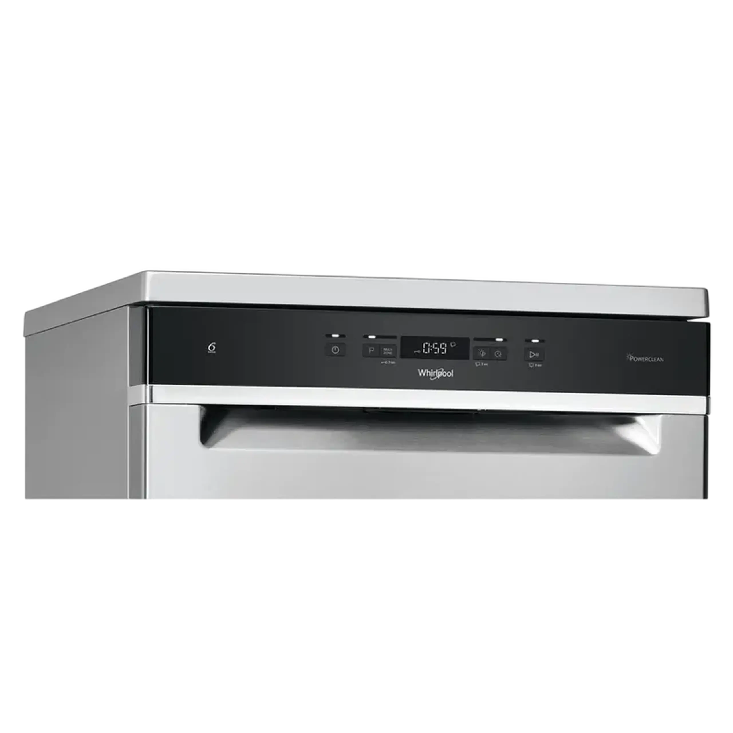 Mașină de spălat vase Whirlpool WFC 3C26 P X, Oțel inoxidabil