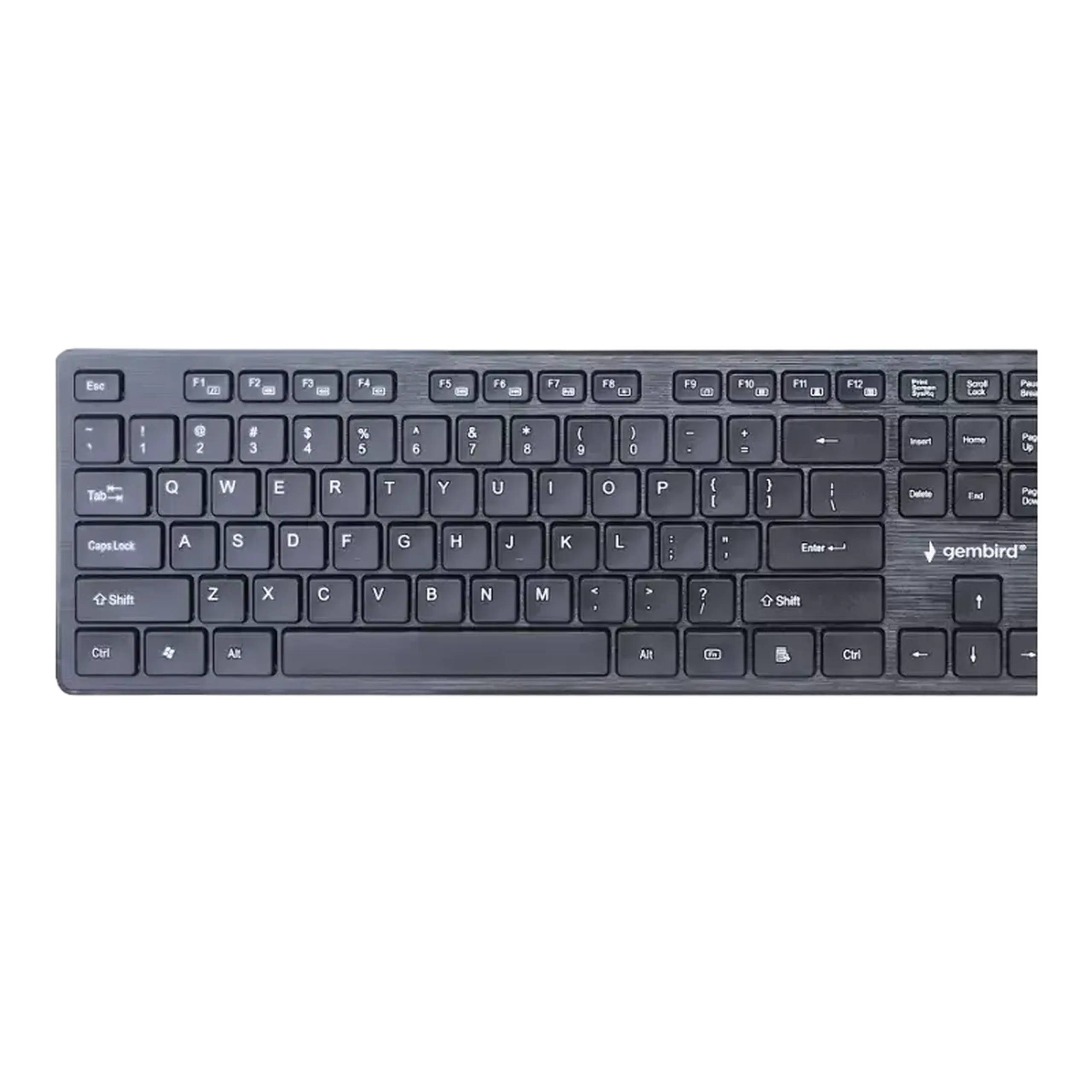 Tastatură și Mouse fără fir Gembird KBS - WCH - 04 - RU, taste Fn, Slim, 1600 dpi, 4 butoane, Ambidextru, 1