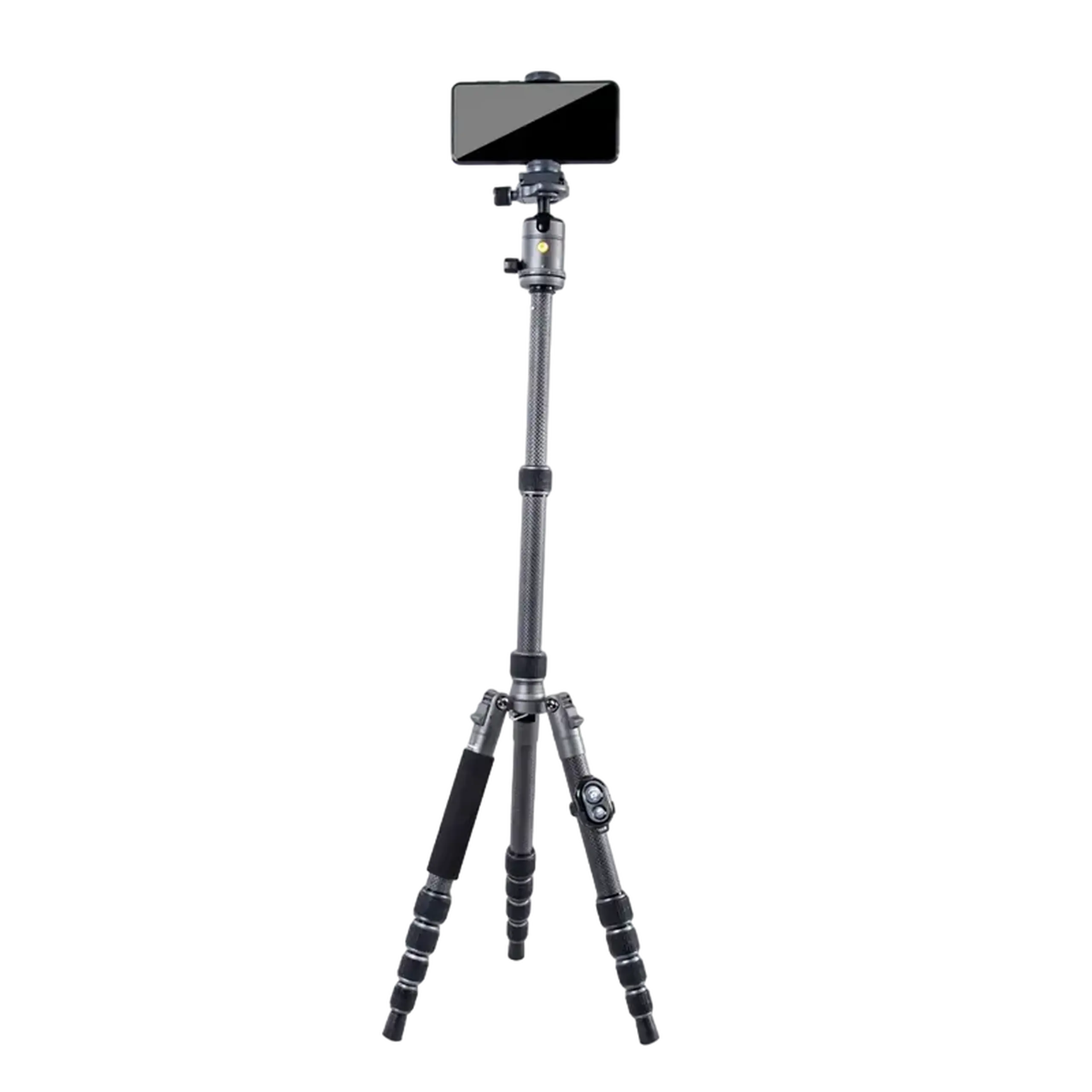 Trepied/Monopied Vanguard VEO3 GO 235CB, Carbon, 5 secțiuni, Cap bilă T - 50, adaptor pentru smartphone, BT