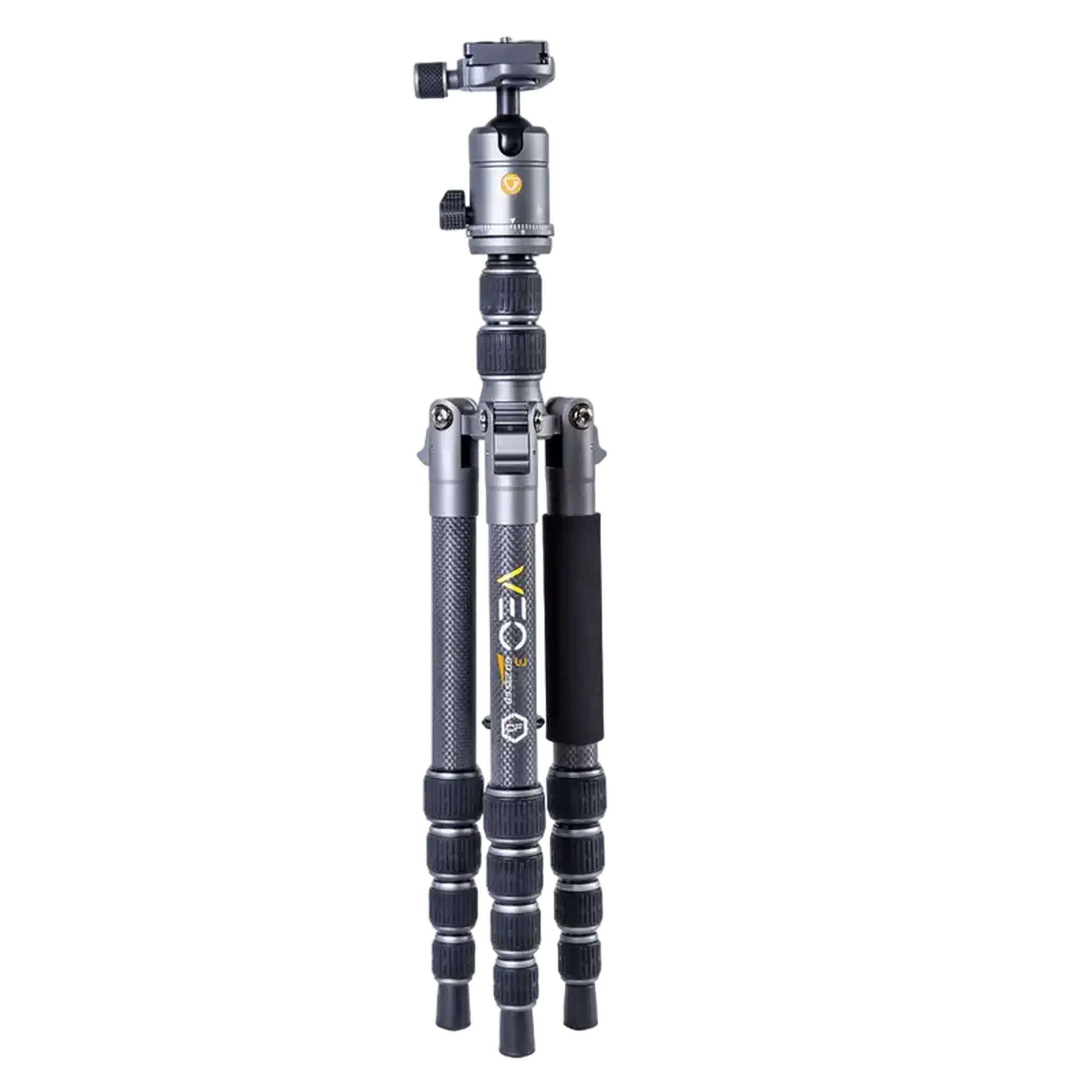 Trepied/Monopied Vanguard VEO3 GO 235CB, Carbon, 5 secțiuni, Cap bilă T - 50, adaptor pentru smartphone, BT