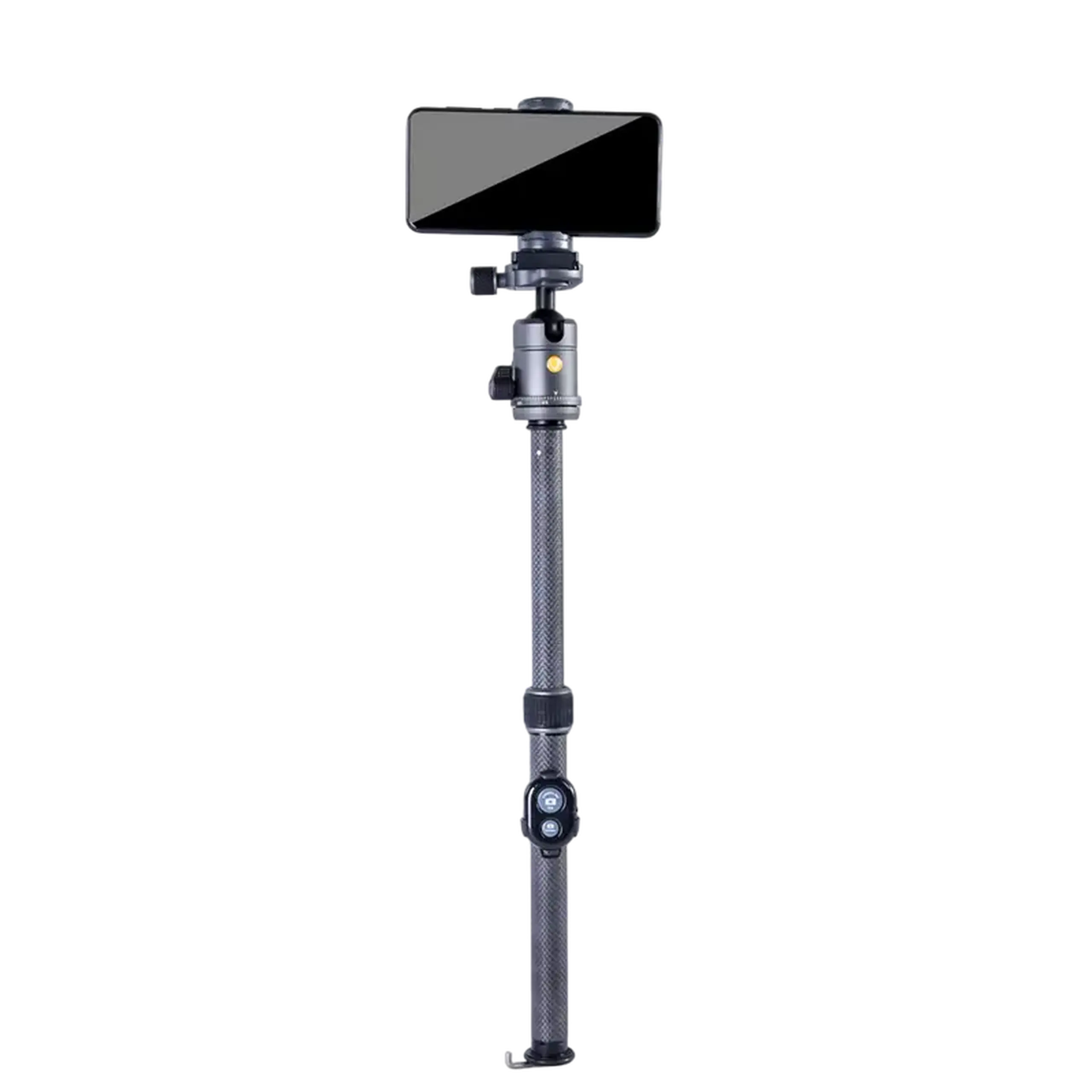Trepied/Monopied Vanguard VEO3 GO 235CB, Carbon, 5 secțiuni, Cap bilă T - 50, adaptor pentru smartphone, BT