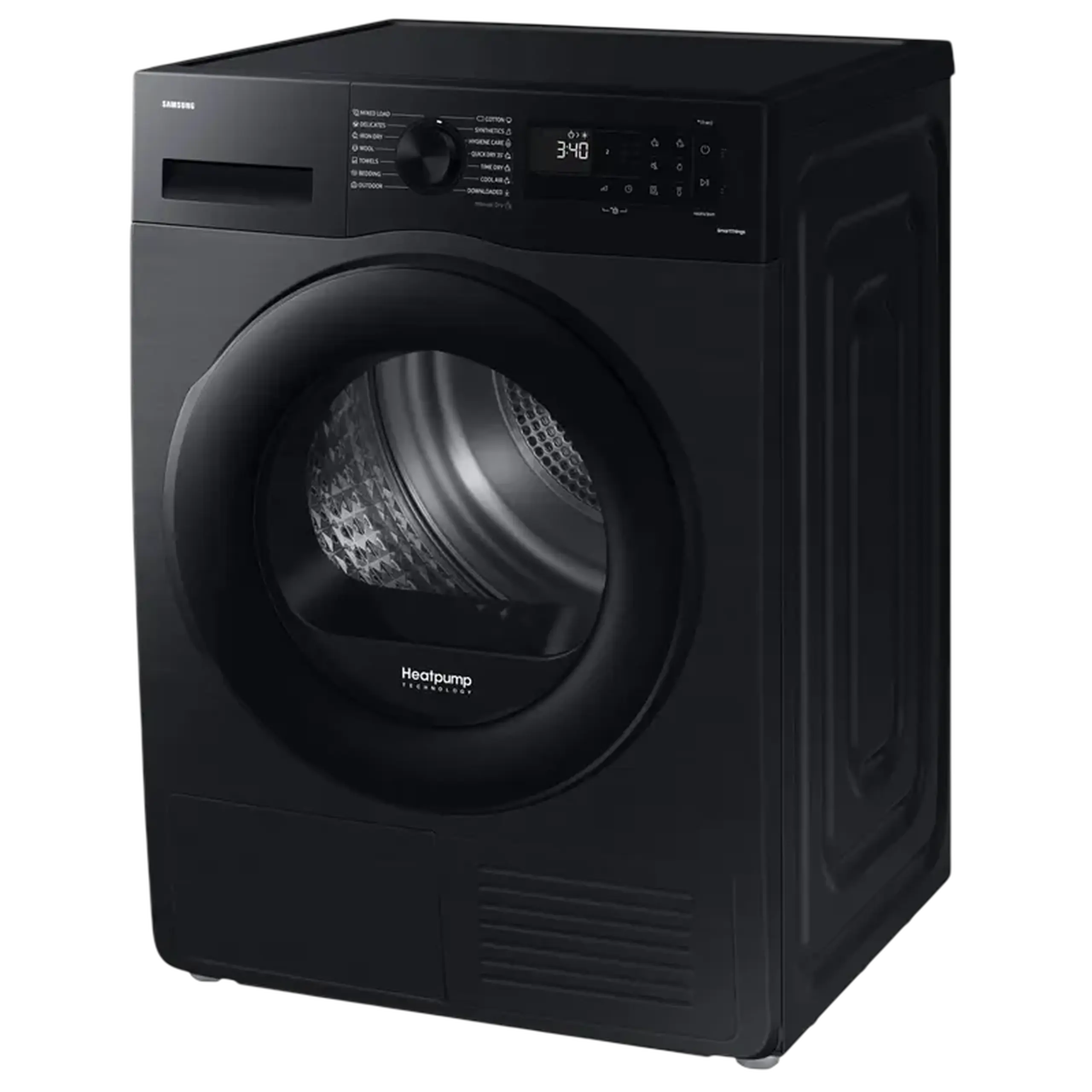 Uscător de rufe Samsung DV90CGC2A0ABUA, 9kg, Negru