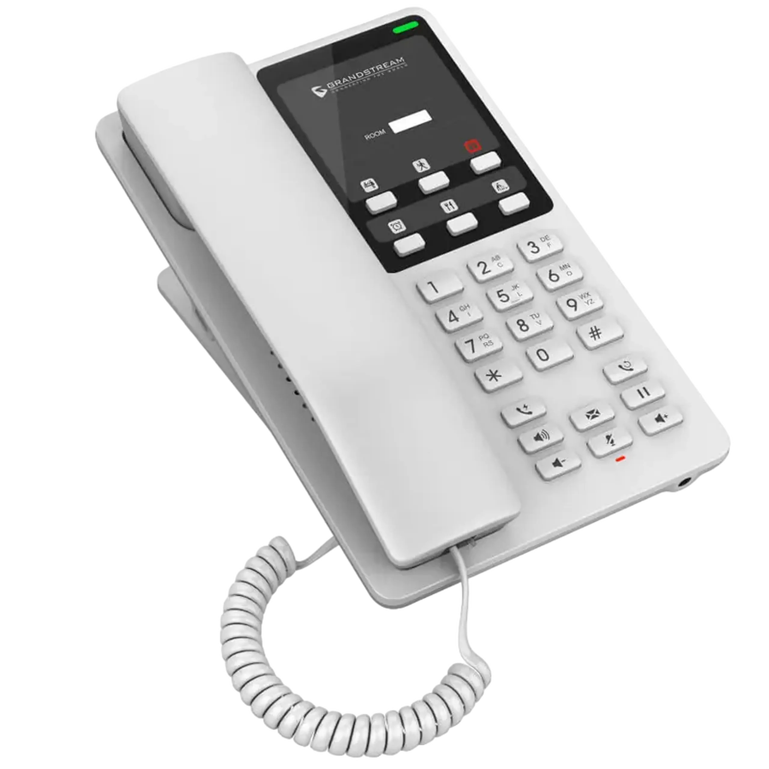 Grandstream GHP620, 2 SIP, 2 linii, PoE, alb