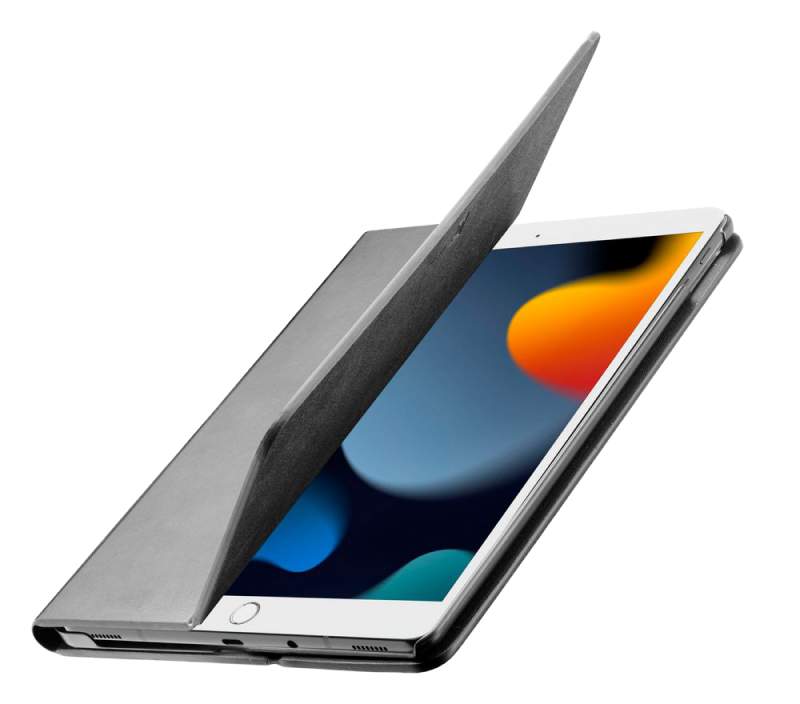 Cellular Apple iPad 10.2 (2019)/10.2 (2020)/10.2 (2021), husă cu suport, neagră